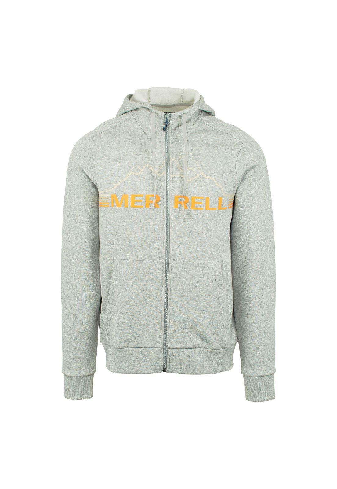 Polerón Hombre Horizon Full Zip Hoodie Gris-0