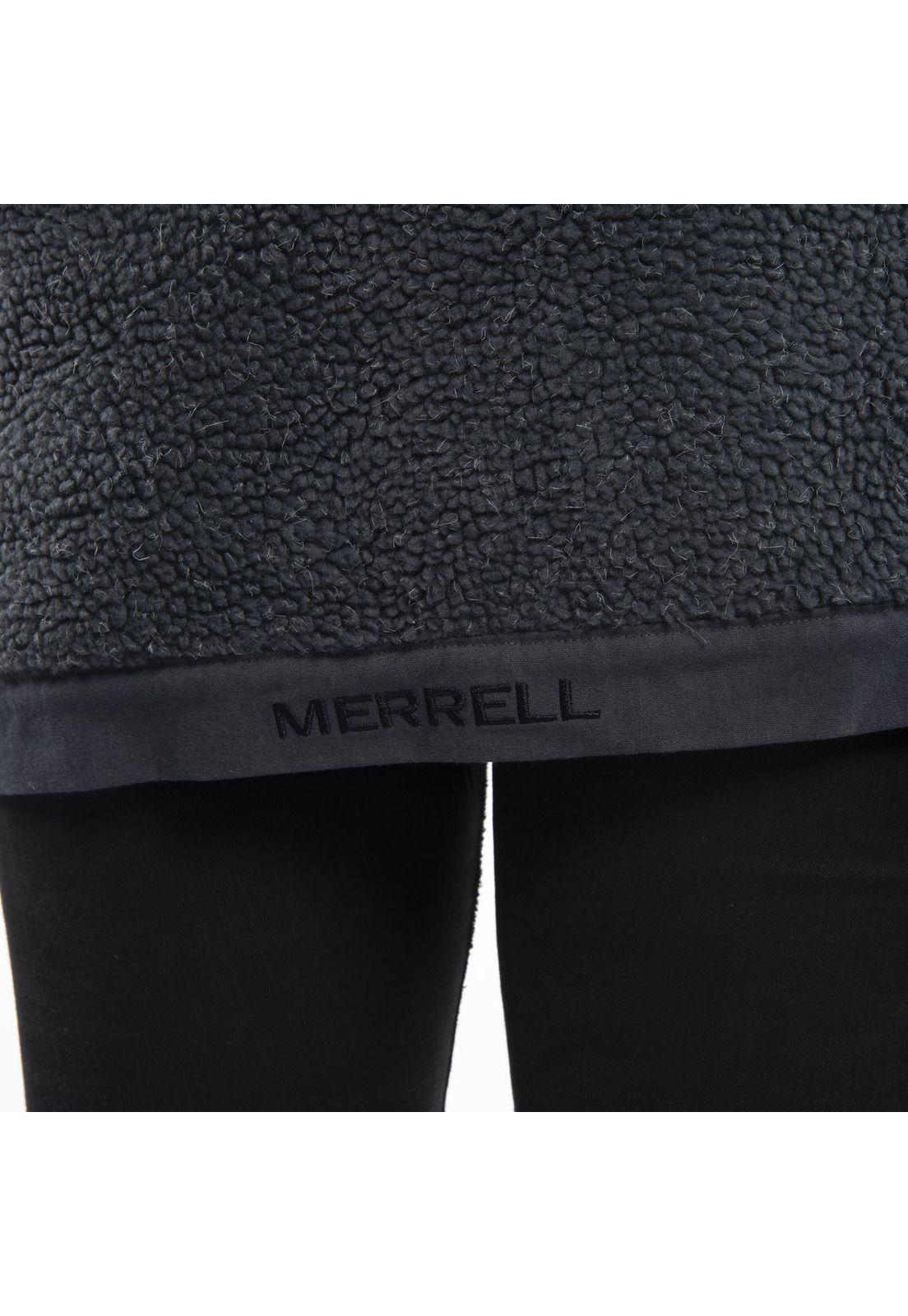 Chaqueta Mujer Sherpa Maxi Gris-5