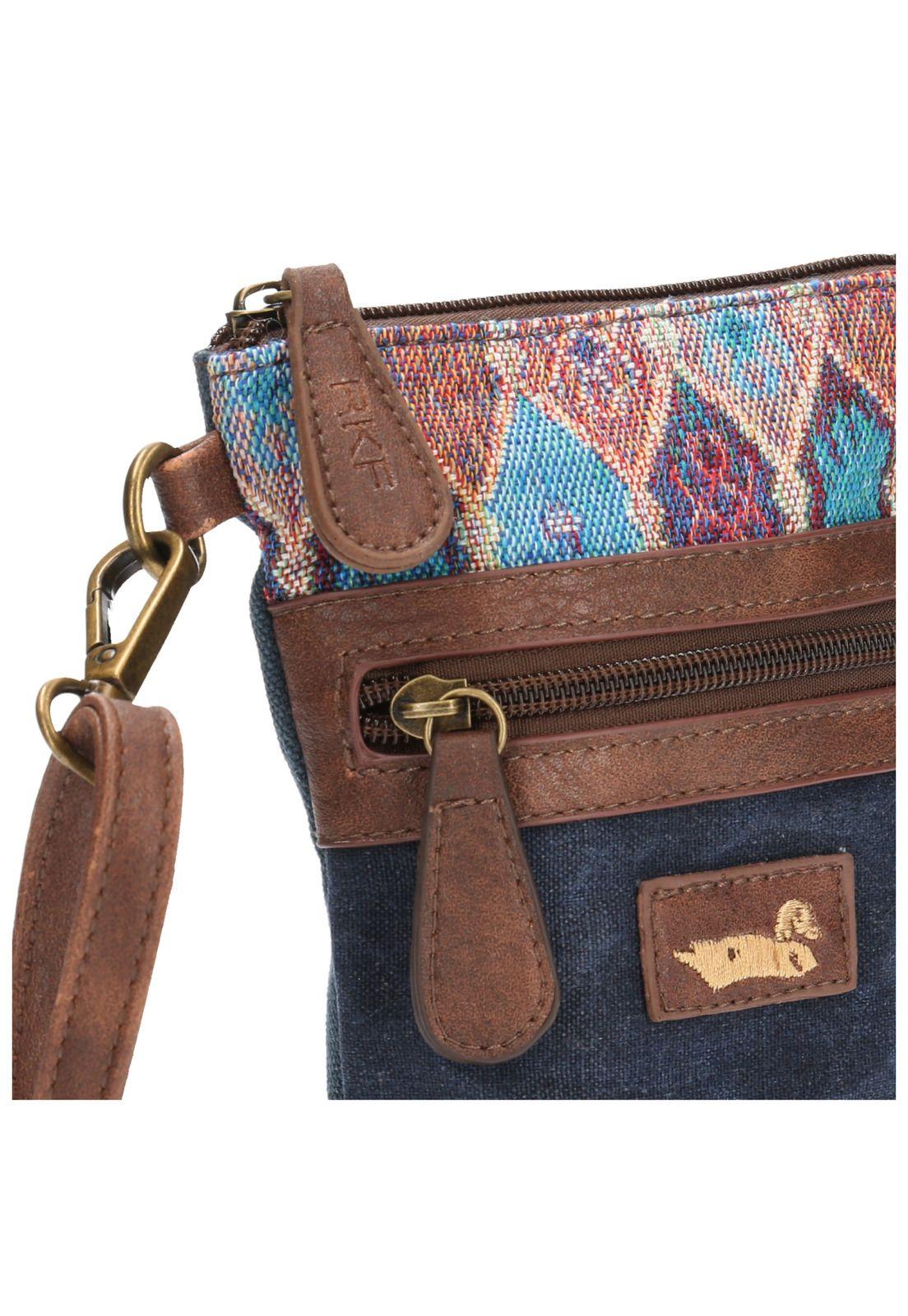 Cartera Textil Mujer Tozzi Cross Azul-3