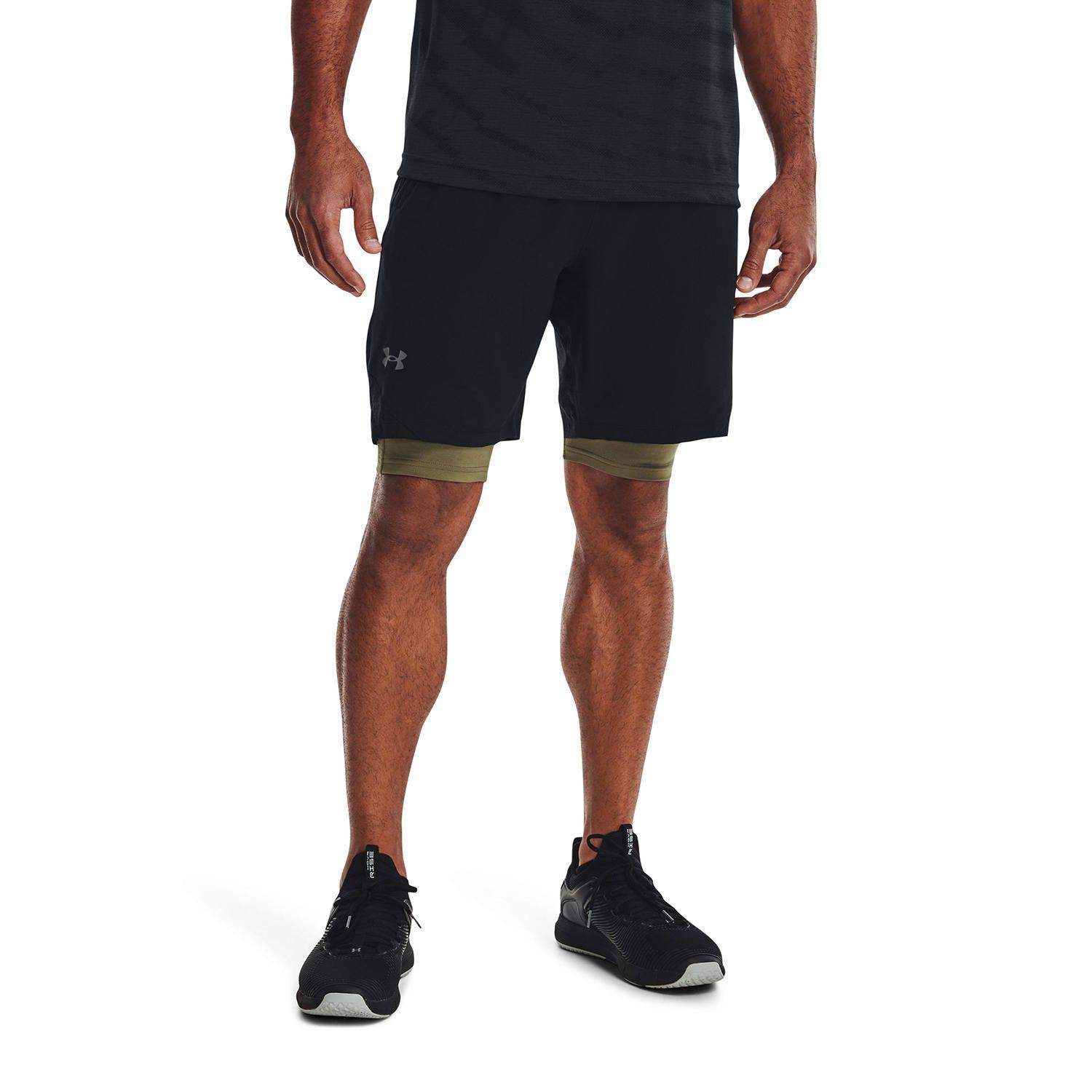 Short Hombre UA Vanish Woven 8In Negro-3