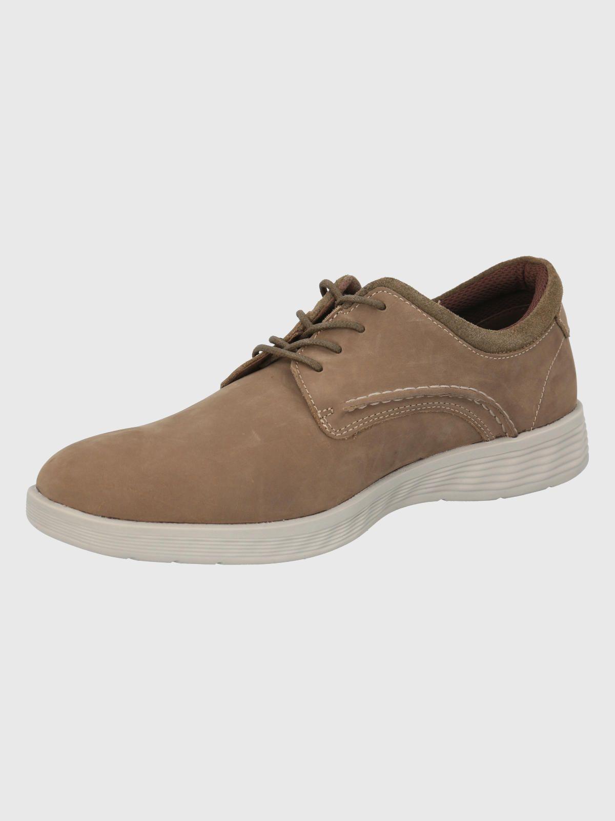 Zapato Cuero Taupe Hombre Spinal Street -3