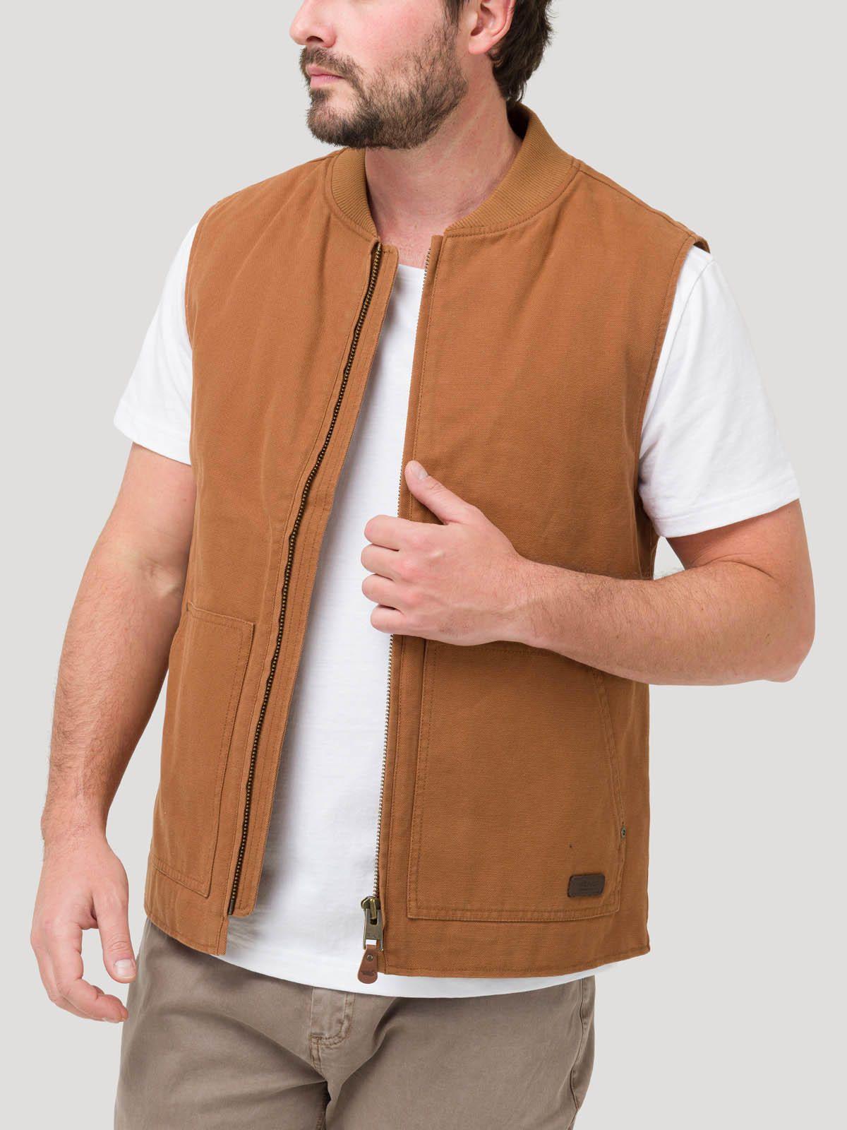 Chaqueta Algodón Orgánico Hombre Savona Café-4