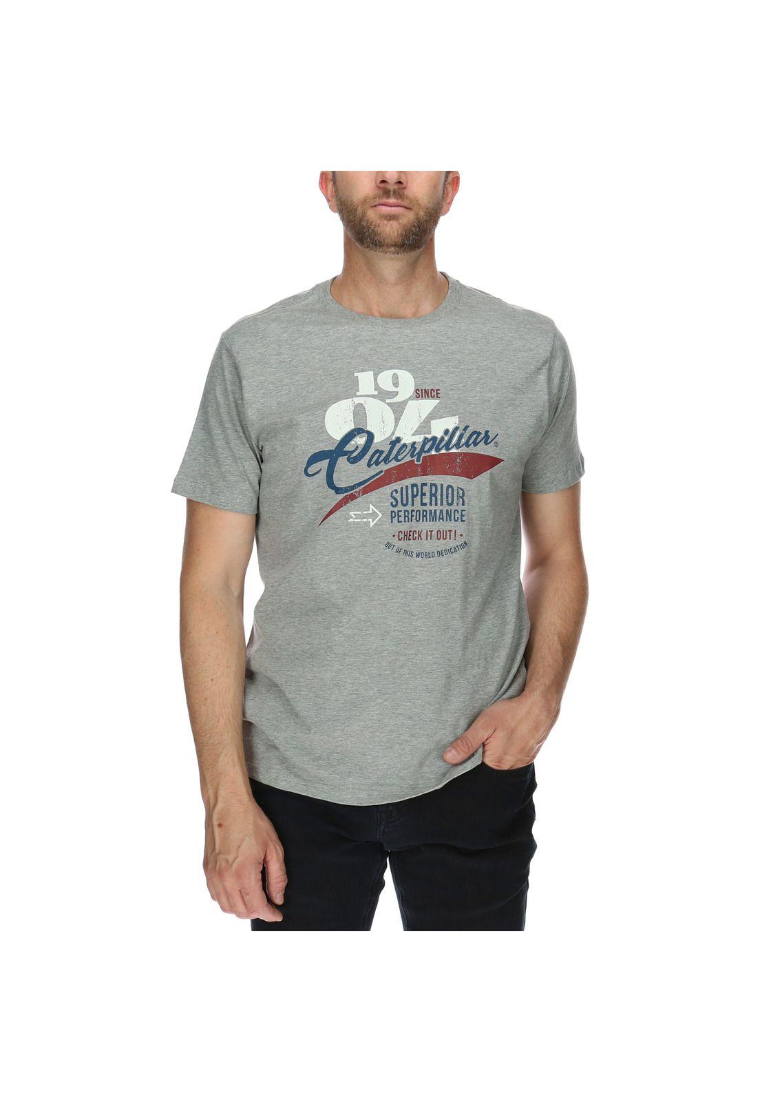 Polera Mc Hombre Dedication Tee Algodón Gris-0