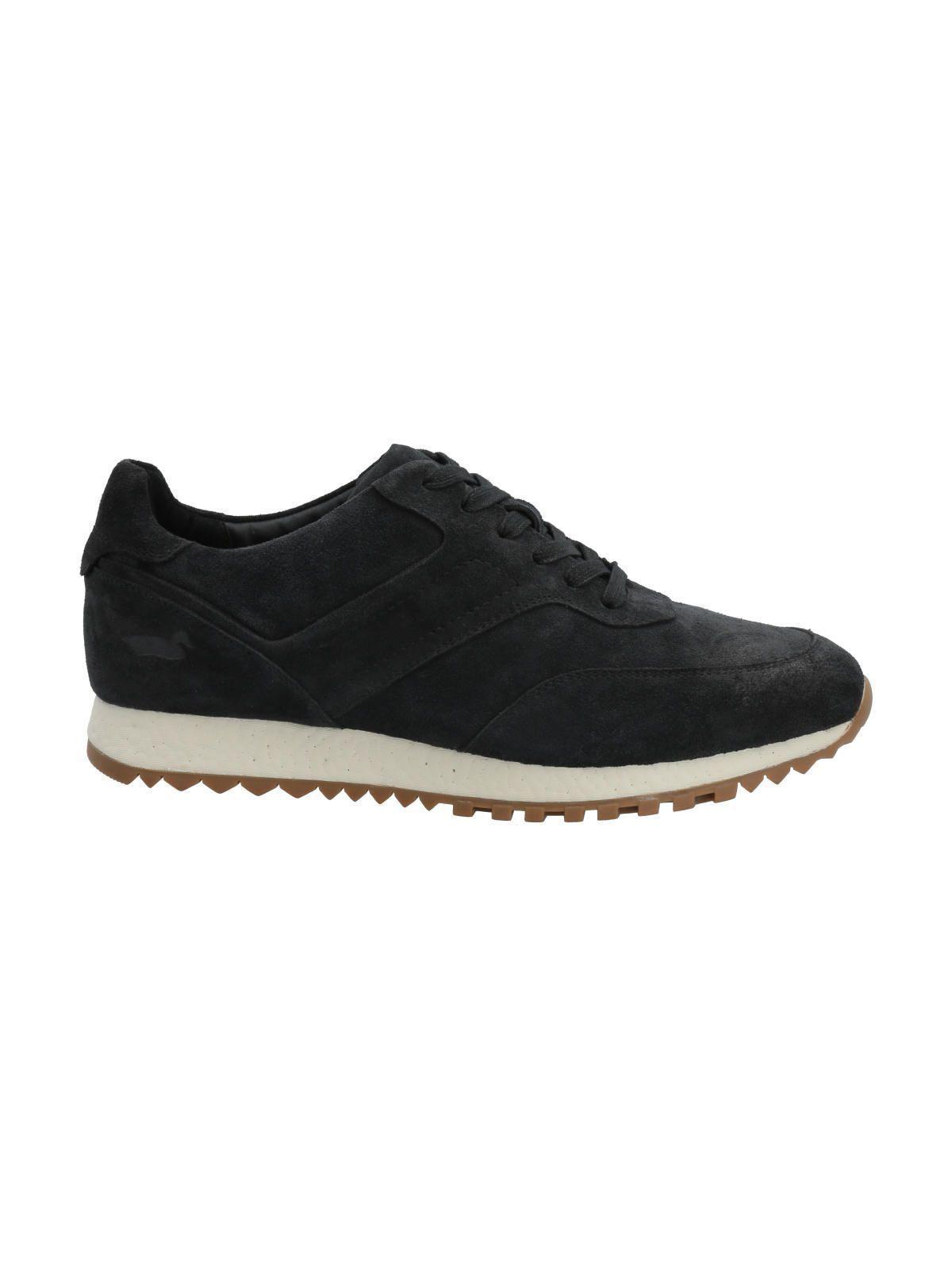 Zapatilla Cuero Hombre Hamilton Azul-0