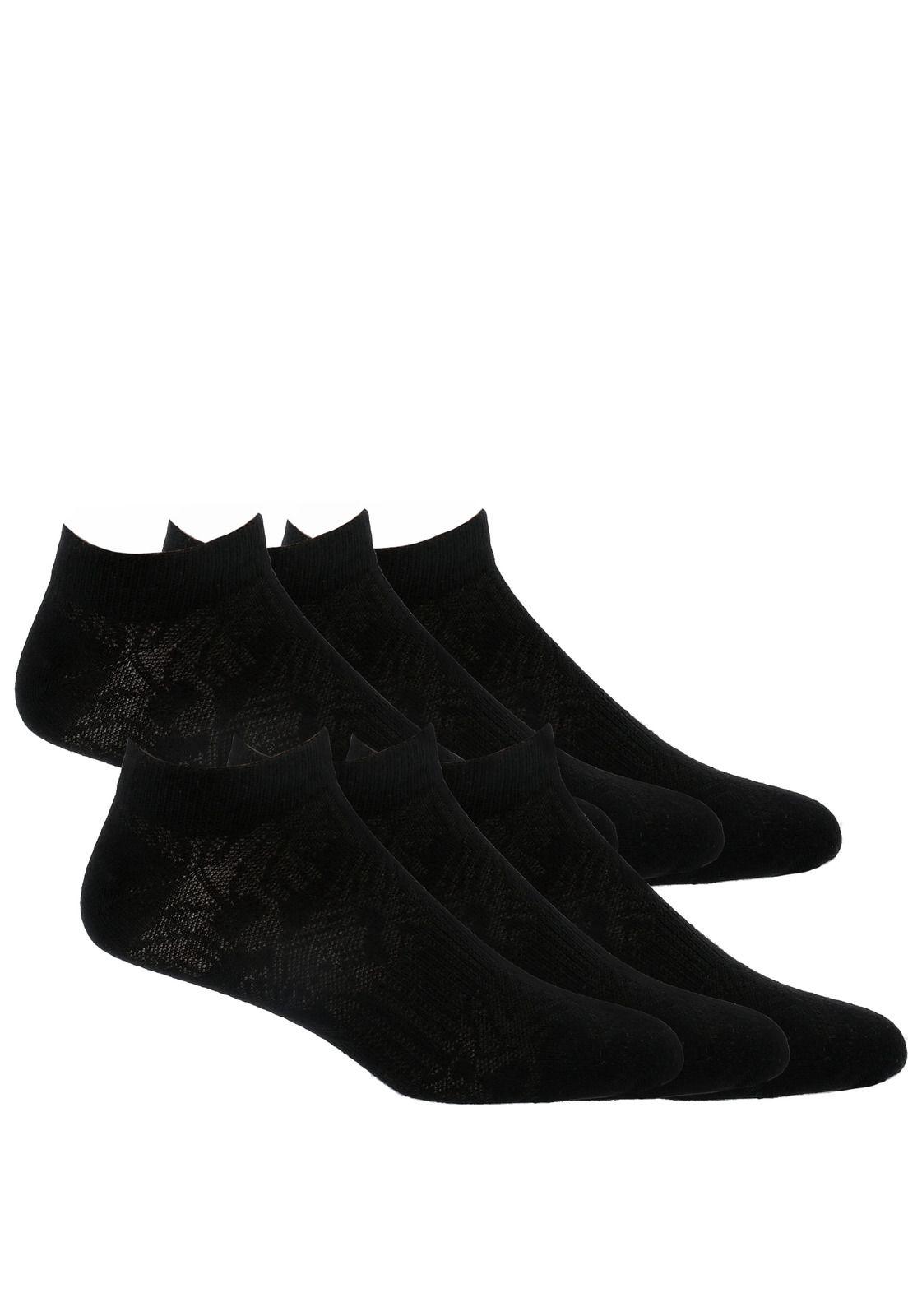 Calcetín Mujer Pack 6  Low Cut Soul Negro-0