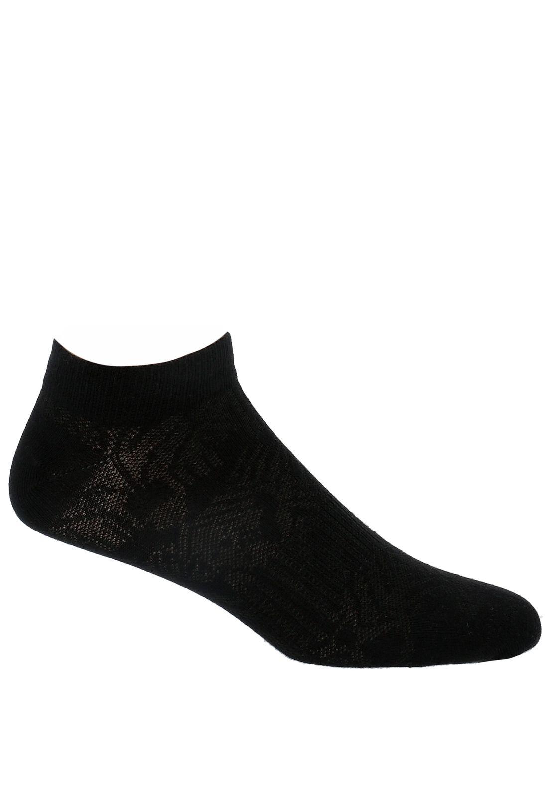 Calcetín Mujer Pack 6  Low Cut Soul Negro-1