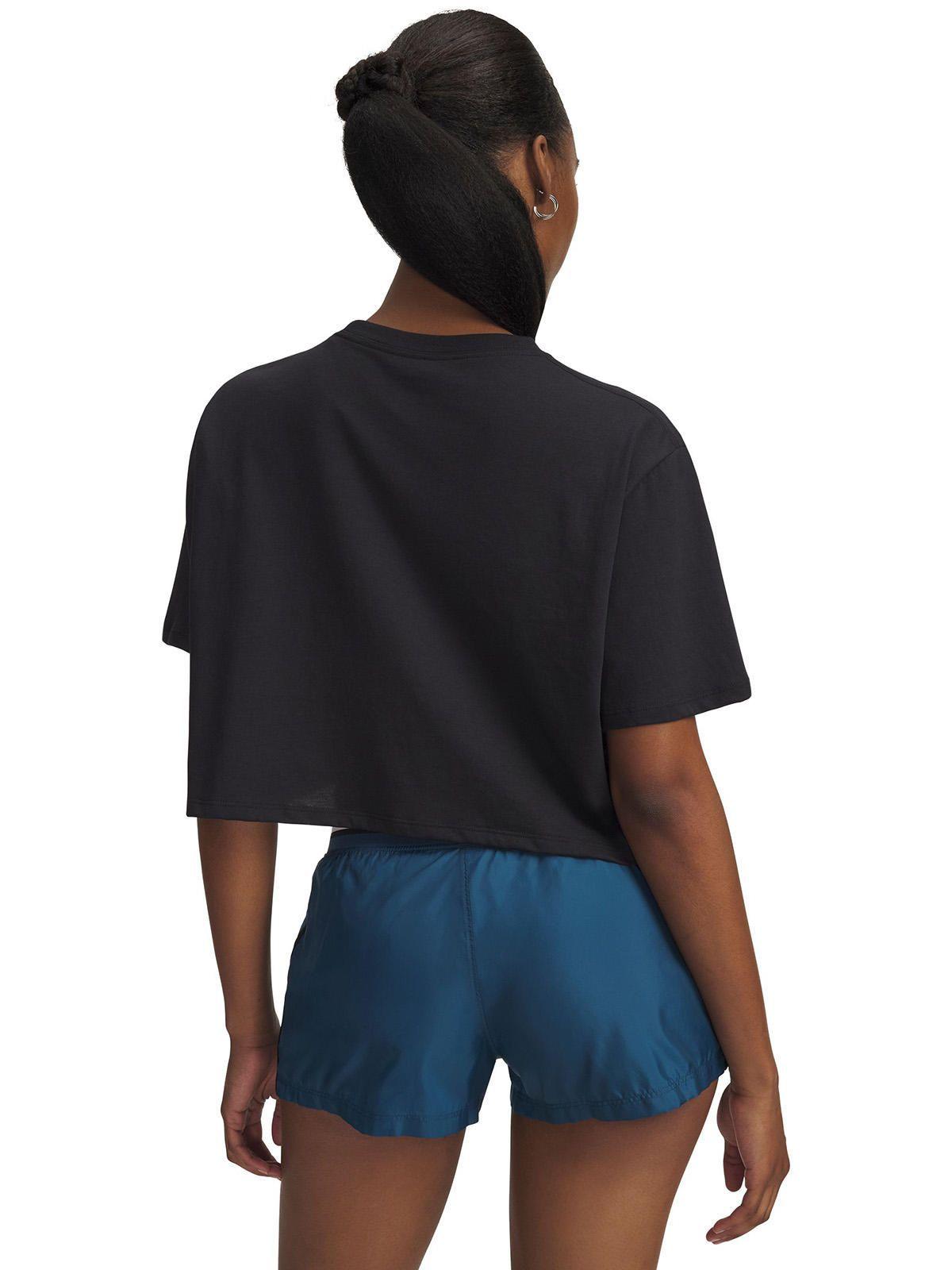 Polera M/C Mujer W Wordmark Crop Ss Polera Negro-1