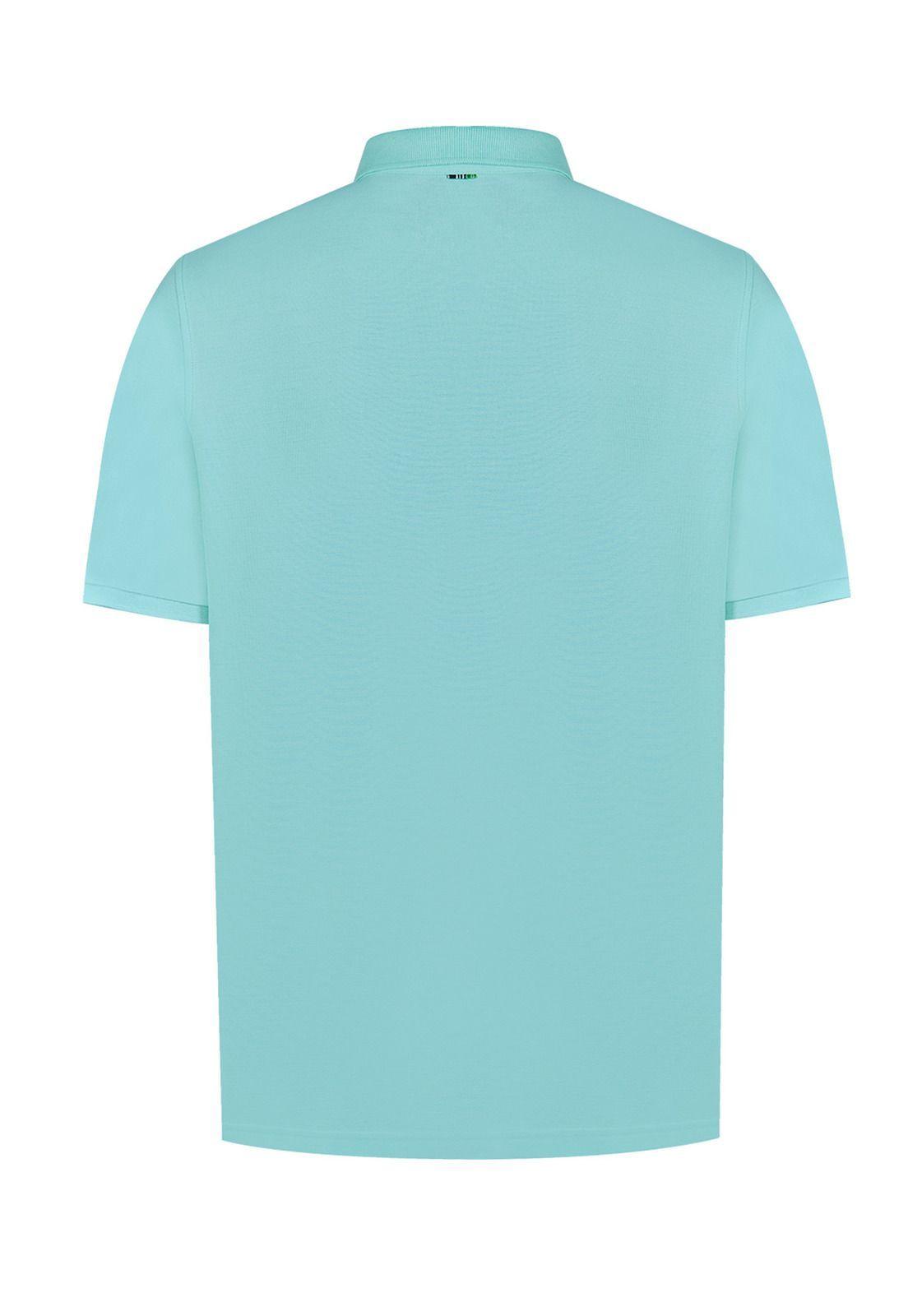 Polera Algodón Org Celeste Newmitchel Hombre -1