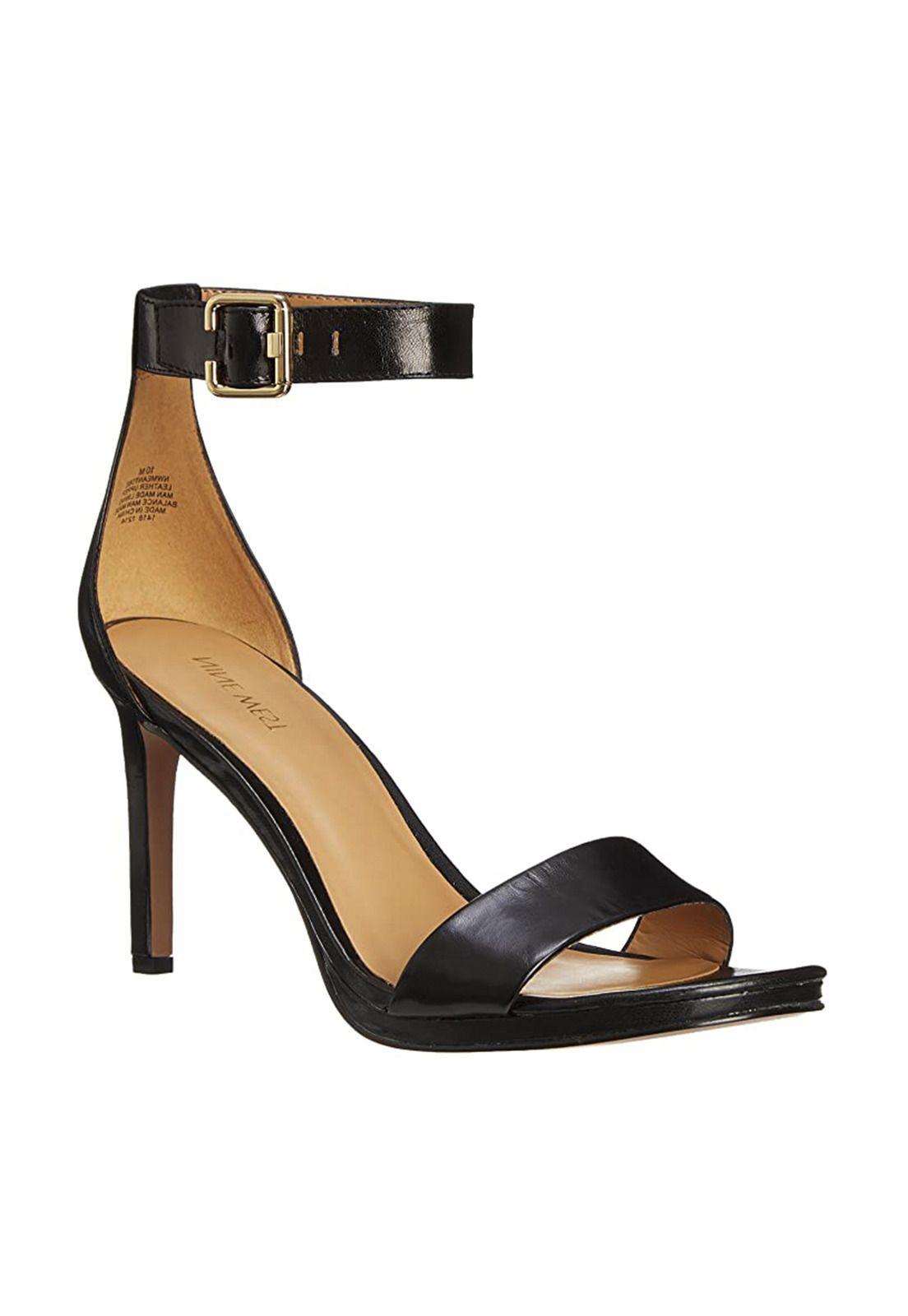 Sandalia Cuero Meantobe Negro Mujer-0