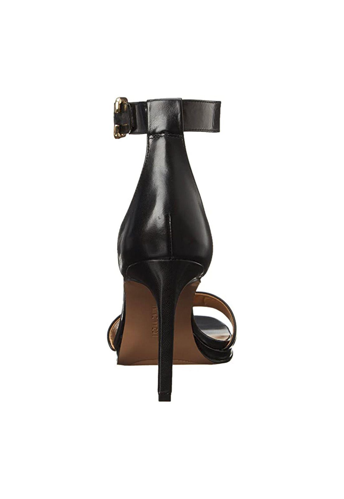 Sandalia Cuero Meantobe Negro Mujer-3