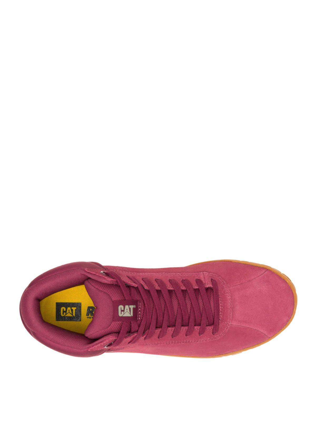 Zapatilla con caña Gamuza Hombre Hex + Mid Burdeo -6