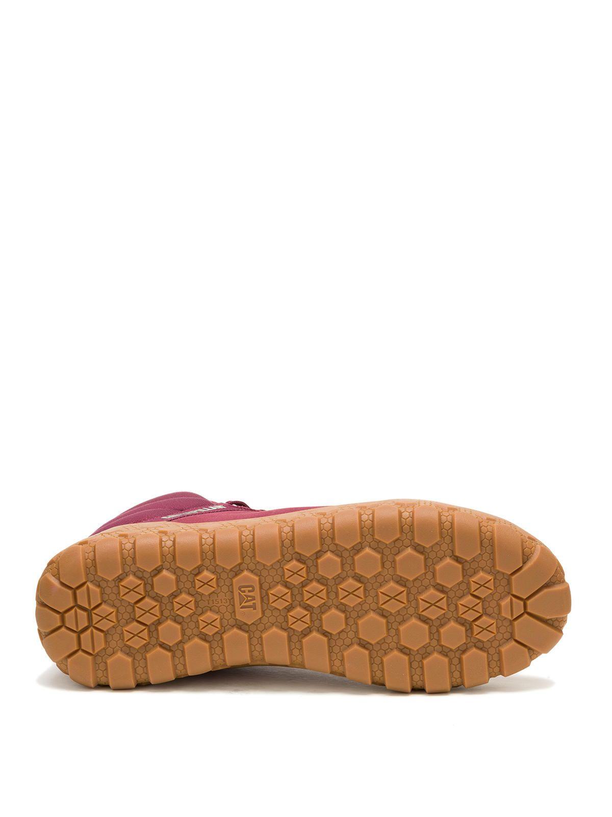 Zapatilla con caña Gamuza Hombre Hex + Mid Burdeo -7