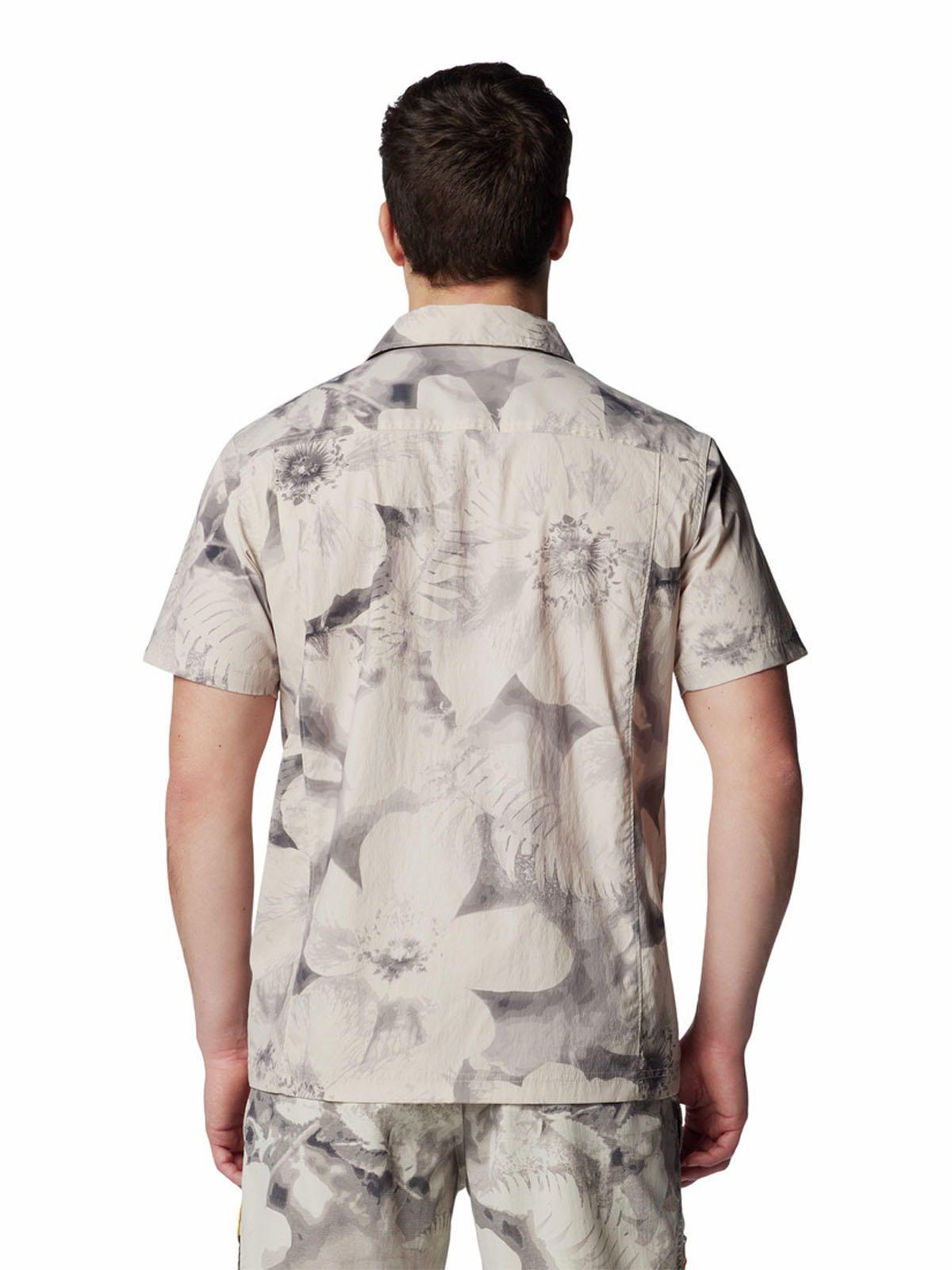 Camisa Manga Corta Hombre Painted Peak Beige-4