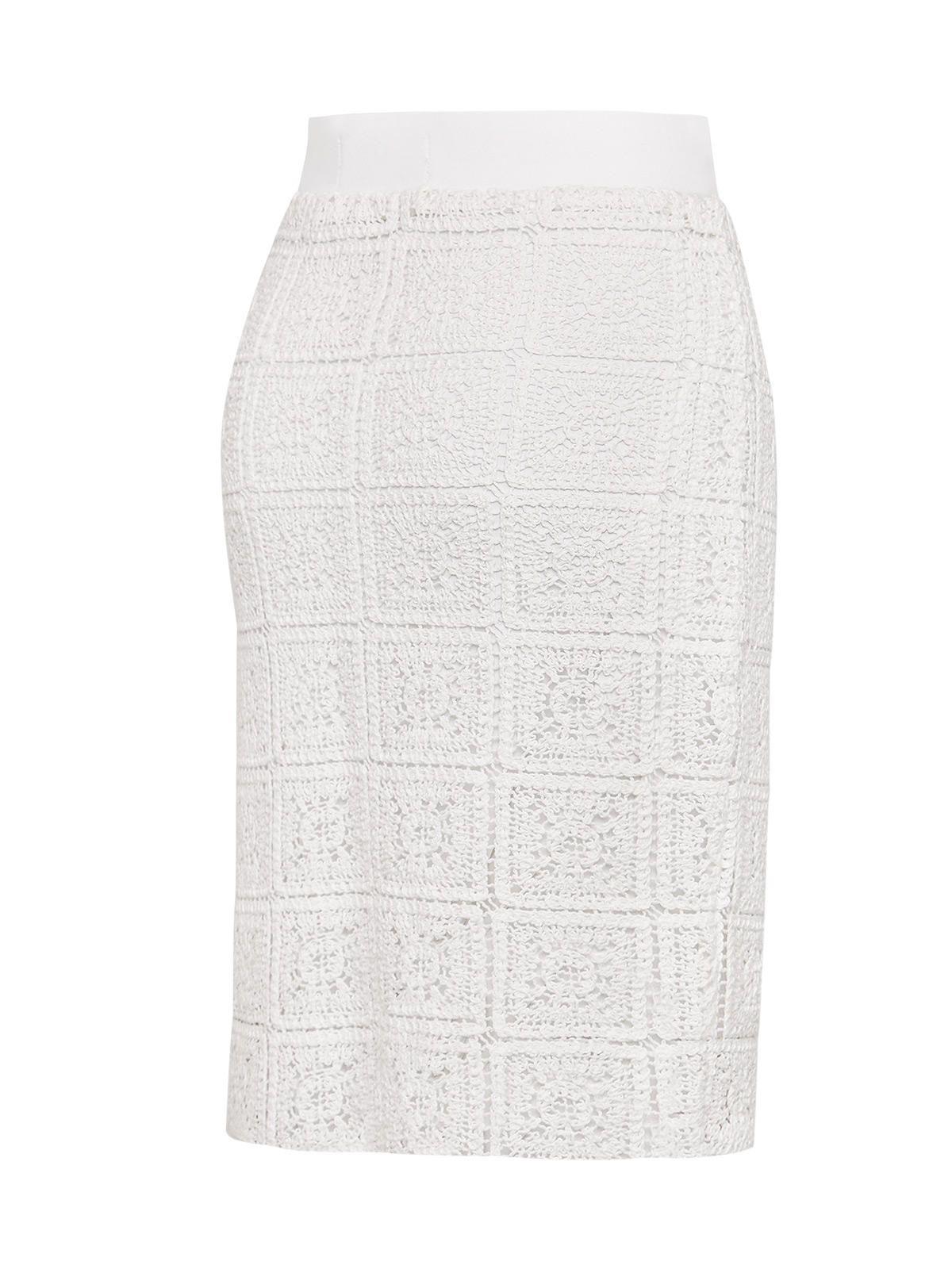 Falda Algodón Orgánico Mujer Naga Blanco -1