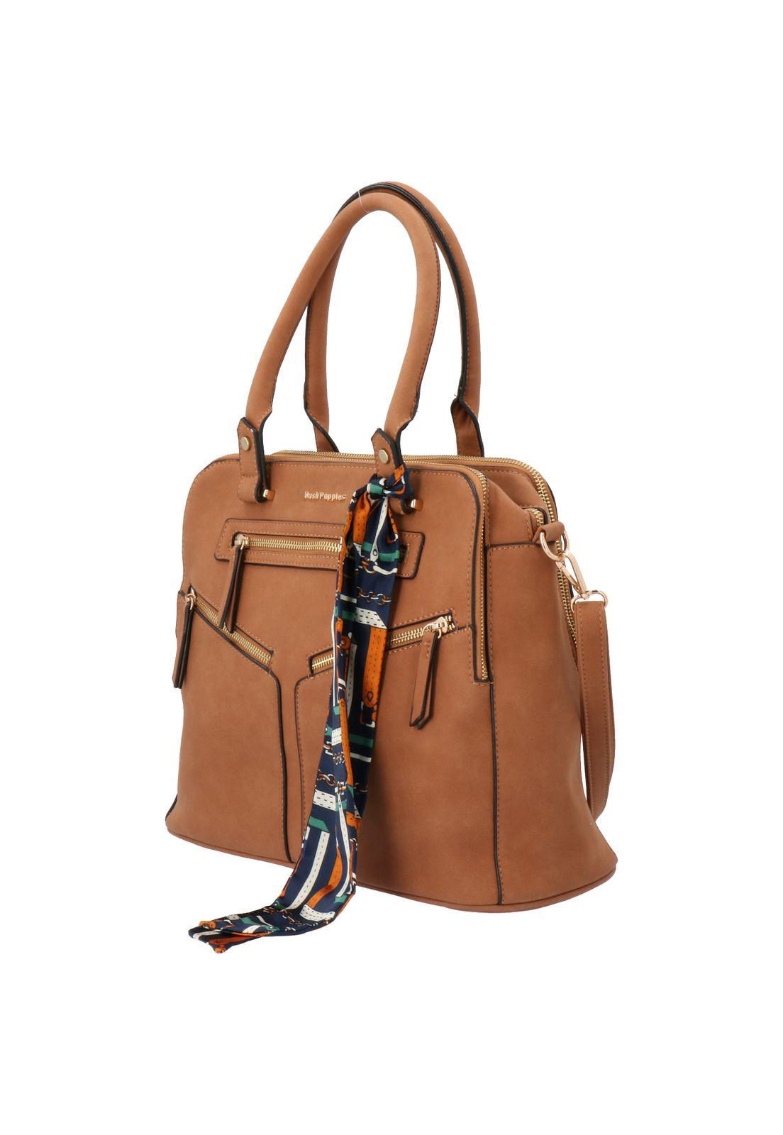 Cartera Bow Bag Café Mujer-1