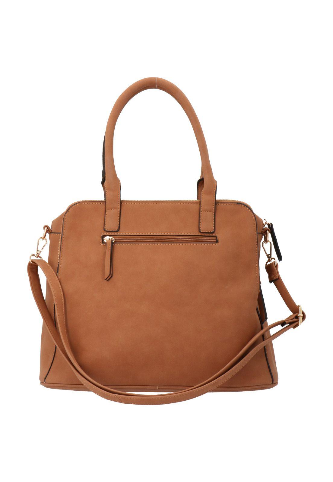 Cartera Bow Bag Café Mujer-2