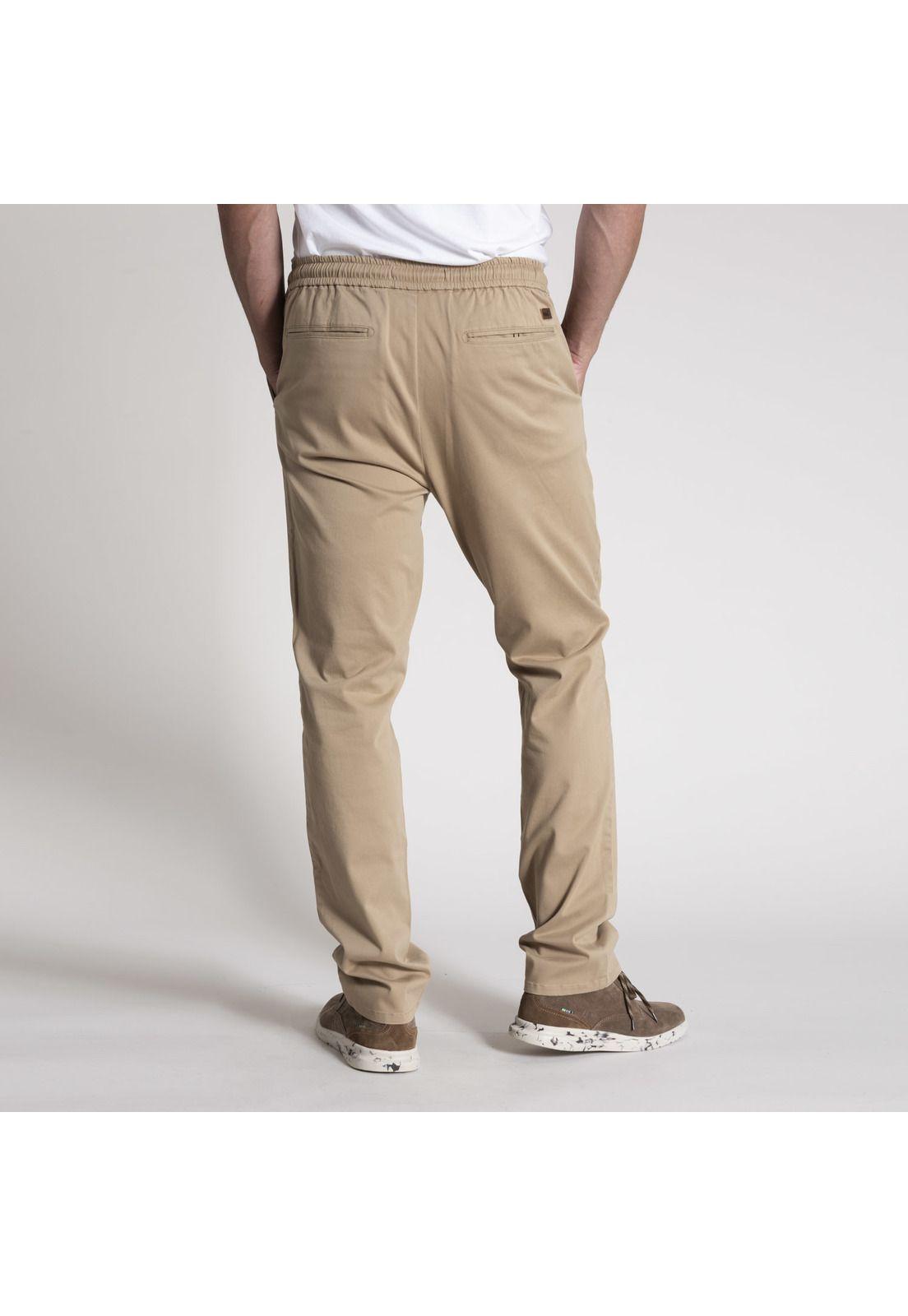 Pantalon Masculino Lisboa Algodón  Beige-3
