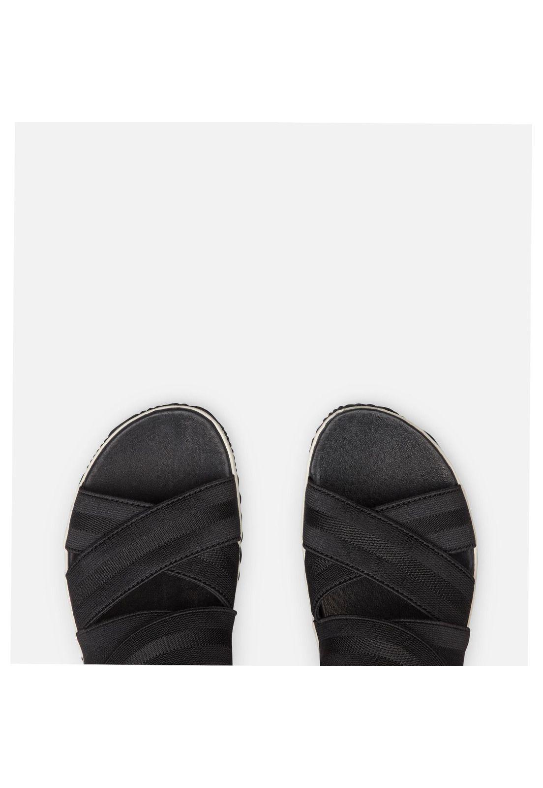 Sandalia Out N About Plus Strap Negro Mujer-1