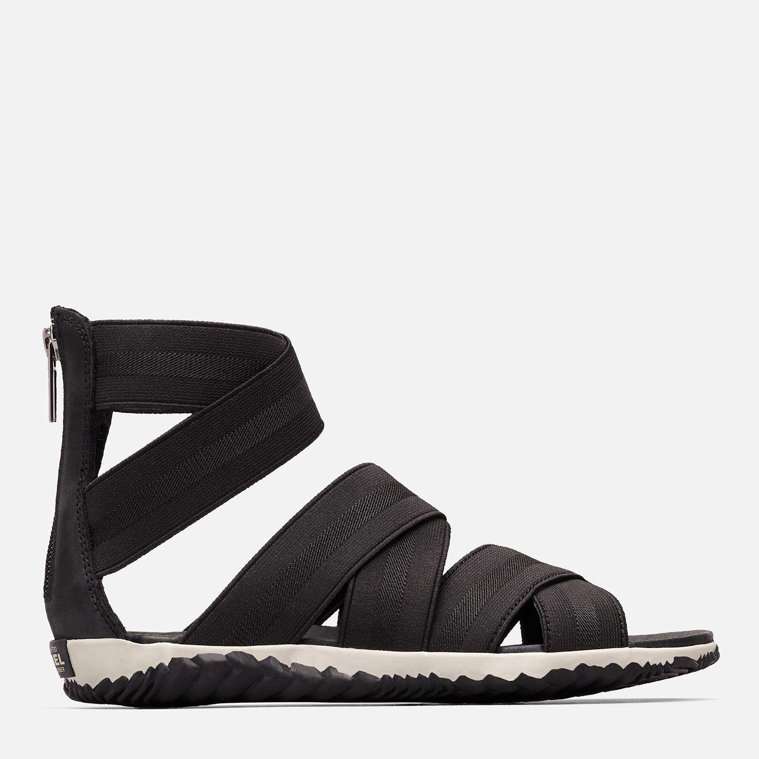 Sandalia Out N About Plus Strap Negro Mujer-0