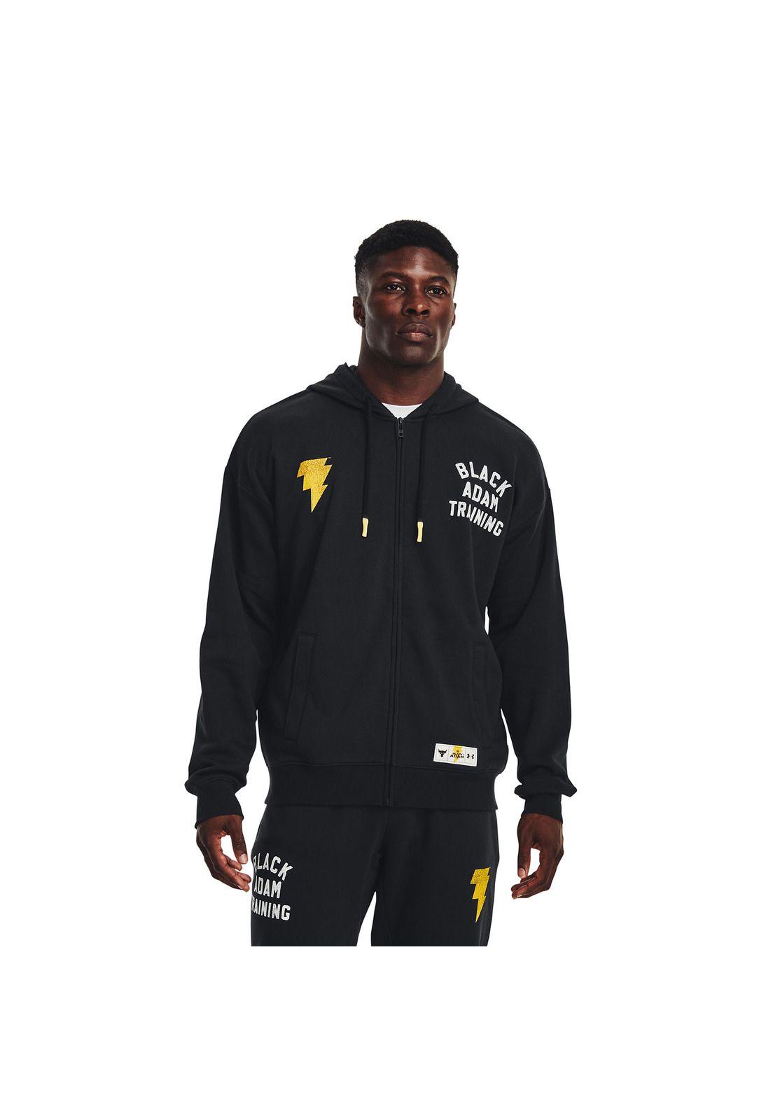 Polerón Project Rock Rival BA hombre Negro-3