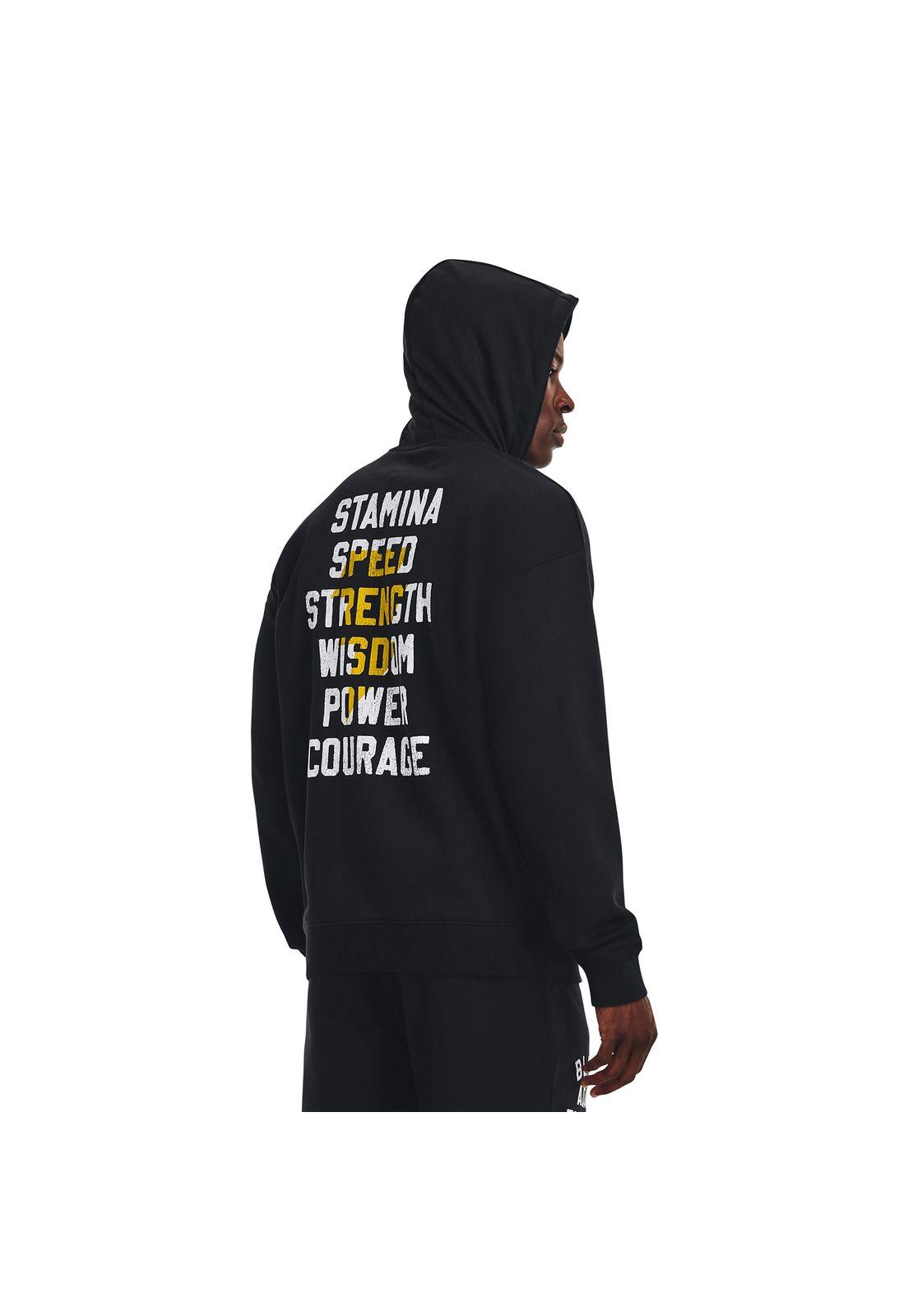 Polerón Project Rock Rival BA hombre Negro-4