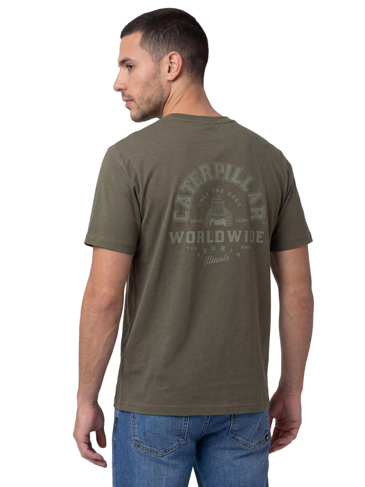 Polera Manga Corta Hombre Heritage Verde-1