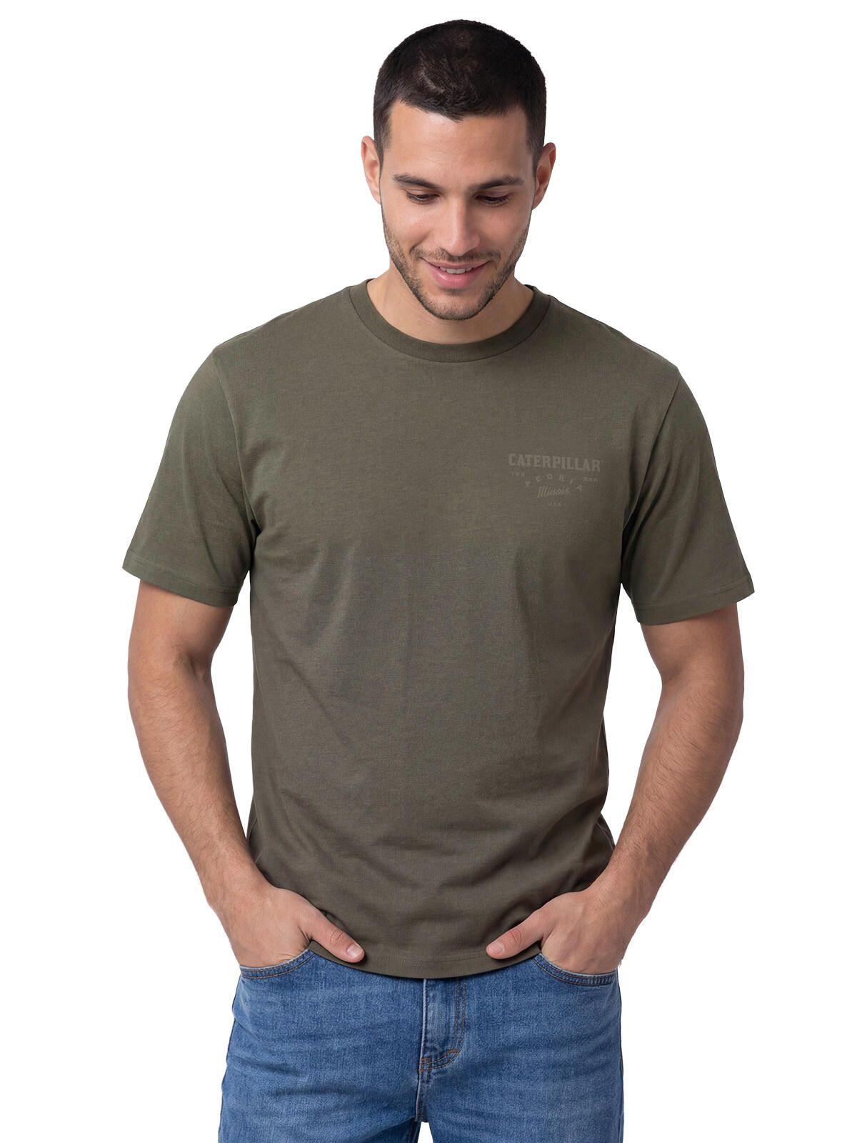 Polera Manga Corta Hombre Heritage Verde-0