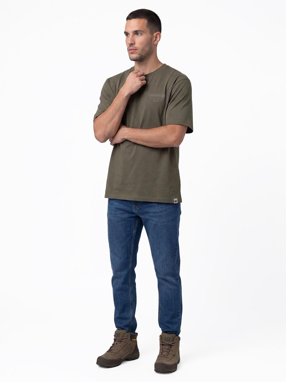 Polera Manga Corta Hombre Heritage Verde-3