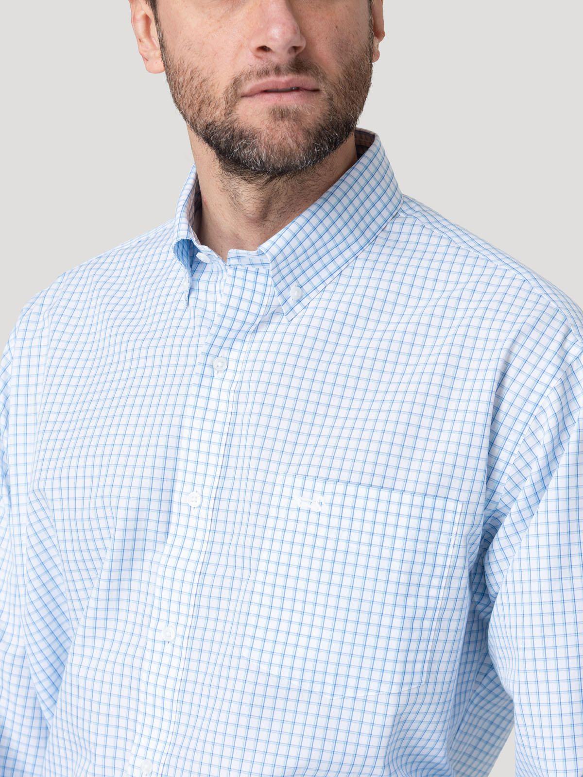 Camisa Cuello Button-Down Hombre Wf Pb Celeste-8