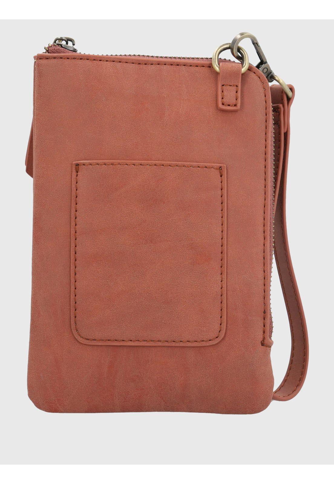 Cartera Ecocuero Mujer Doris  Naranjo-2