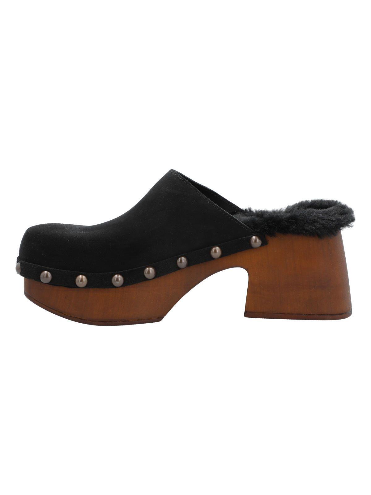 Sueco Cuero Mujer Arezzo Negro-5