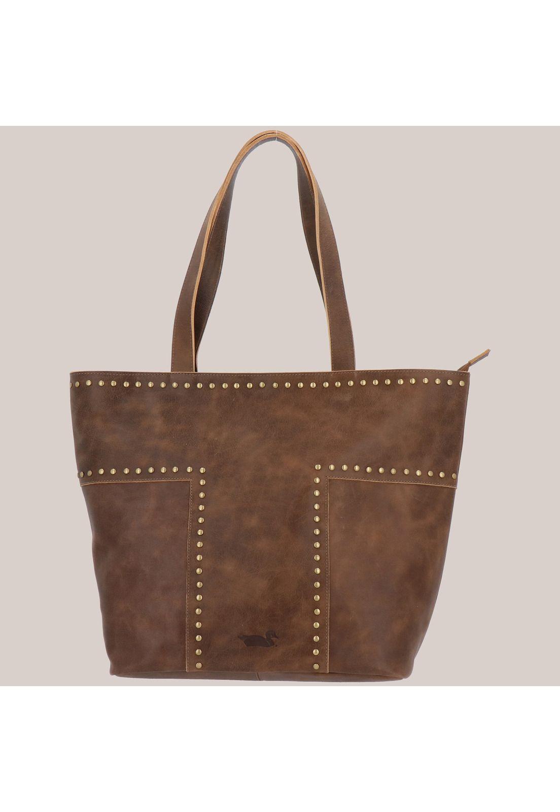 Cartera Cuero Cd Donna Chocolate-0