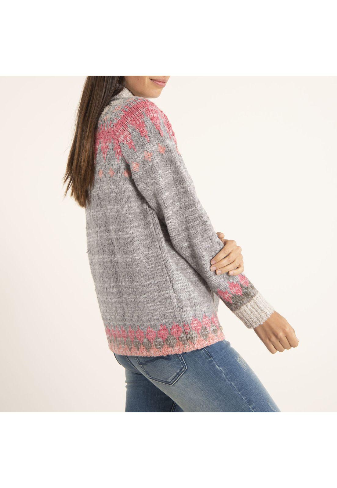 Sweater Mujer Mountain Rosa-2