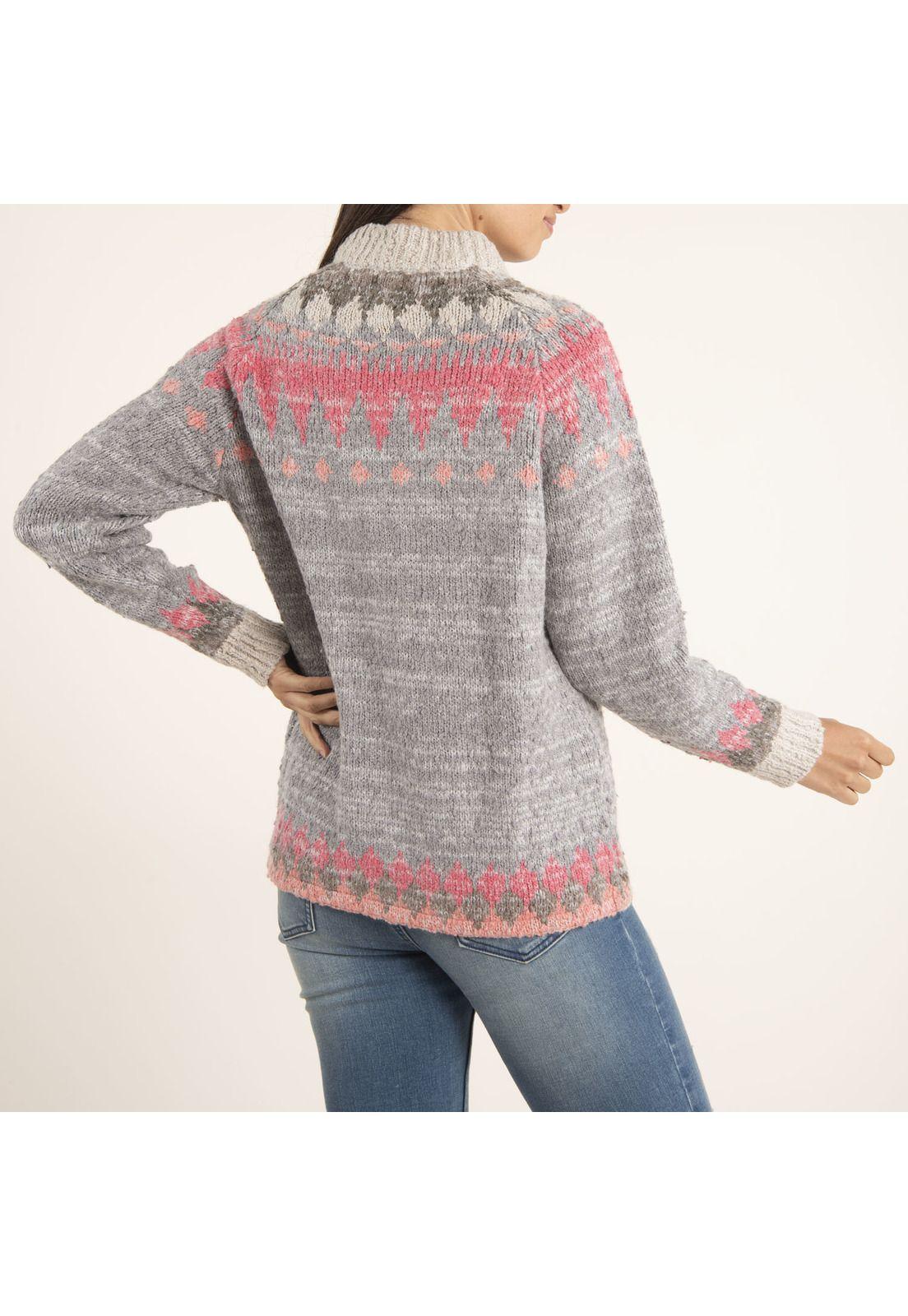 Sweater Mujer Mountain Rosa-3