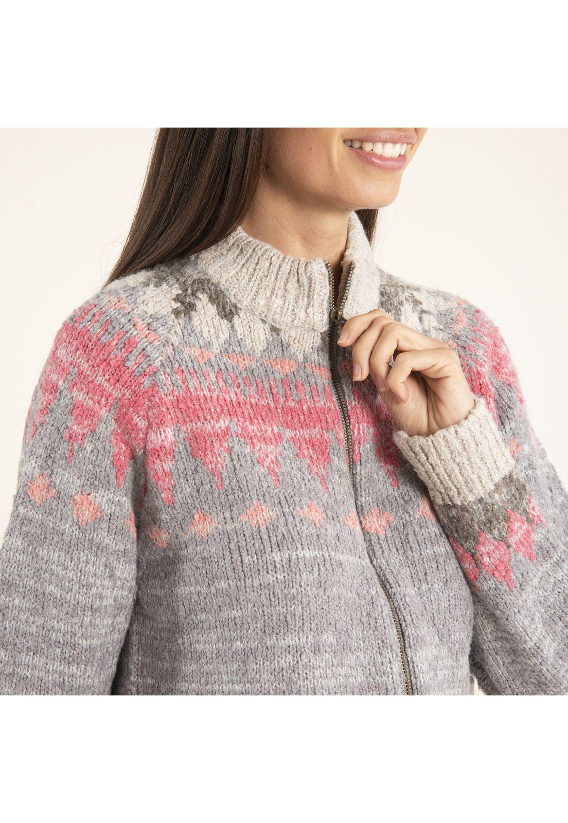 Sweater Mujer Mountain Rosa-4
