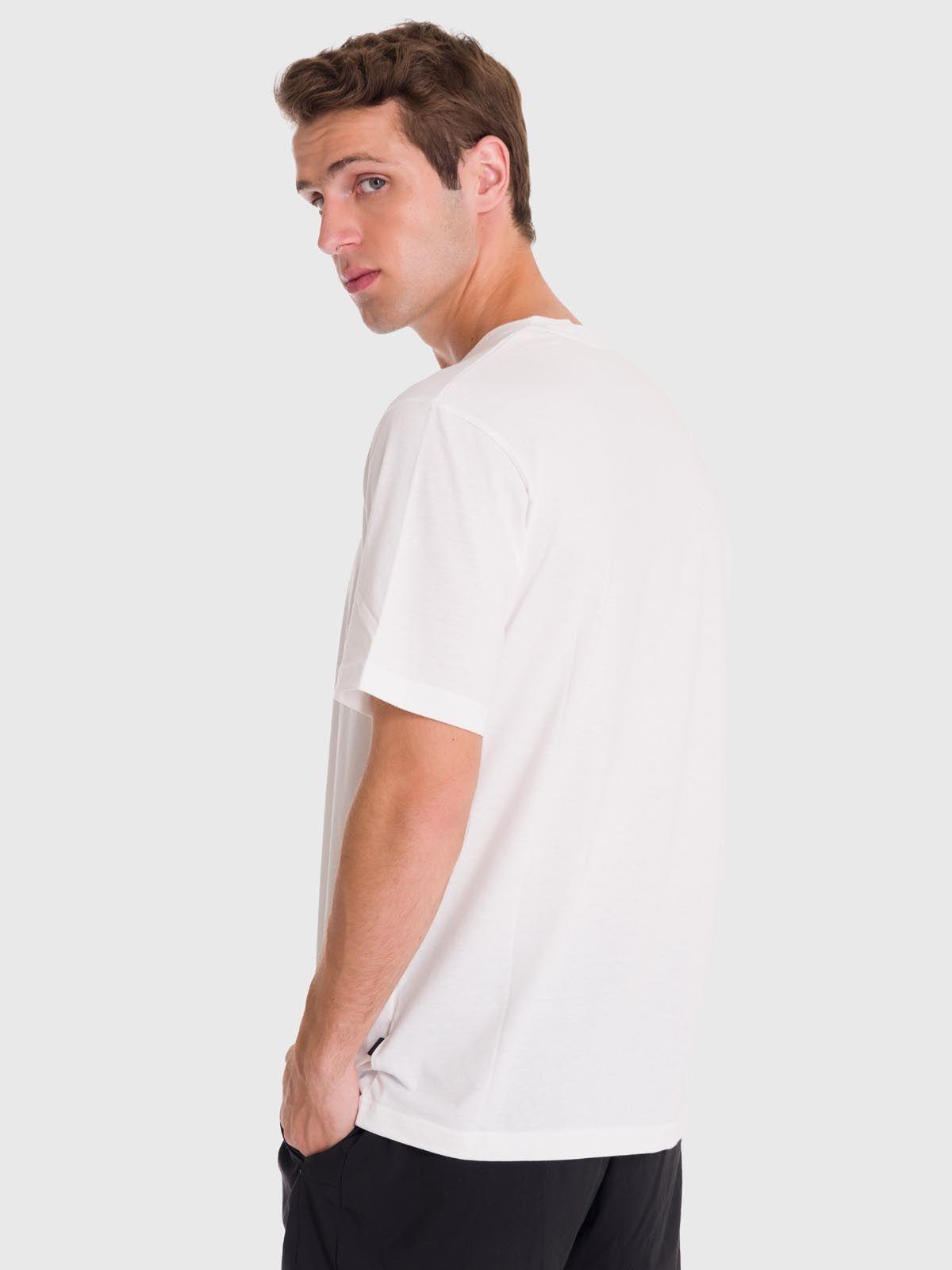 Polera deportiva Hombre Printed T-Shirt Blanco-2