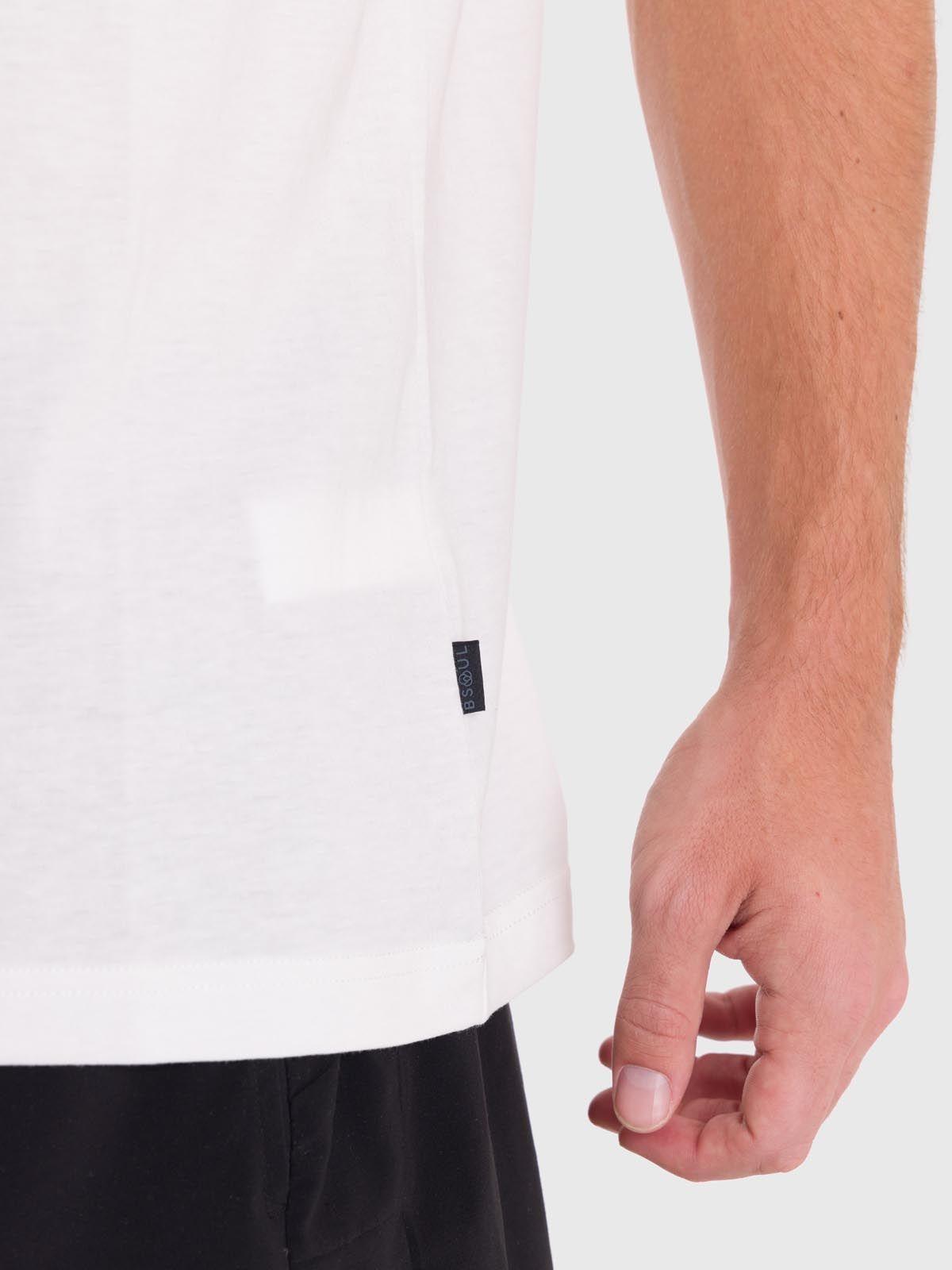 Polera deportiva Hombre Printed T-Shirt Blanco-4
