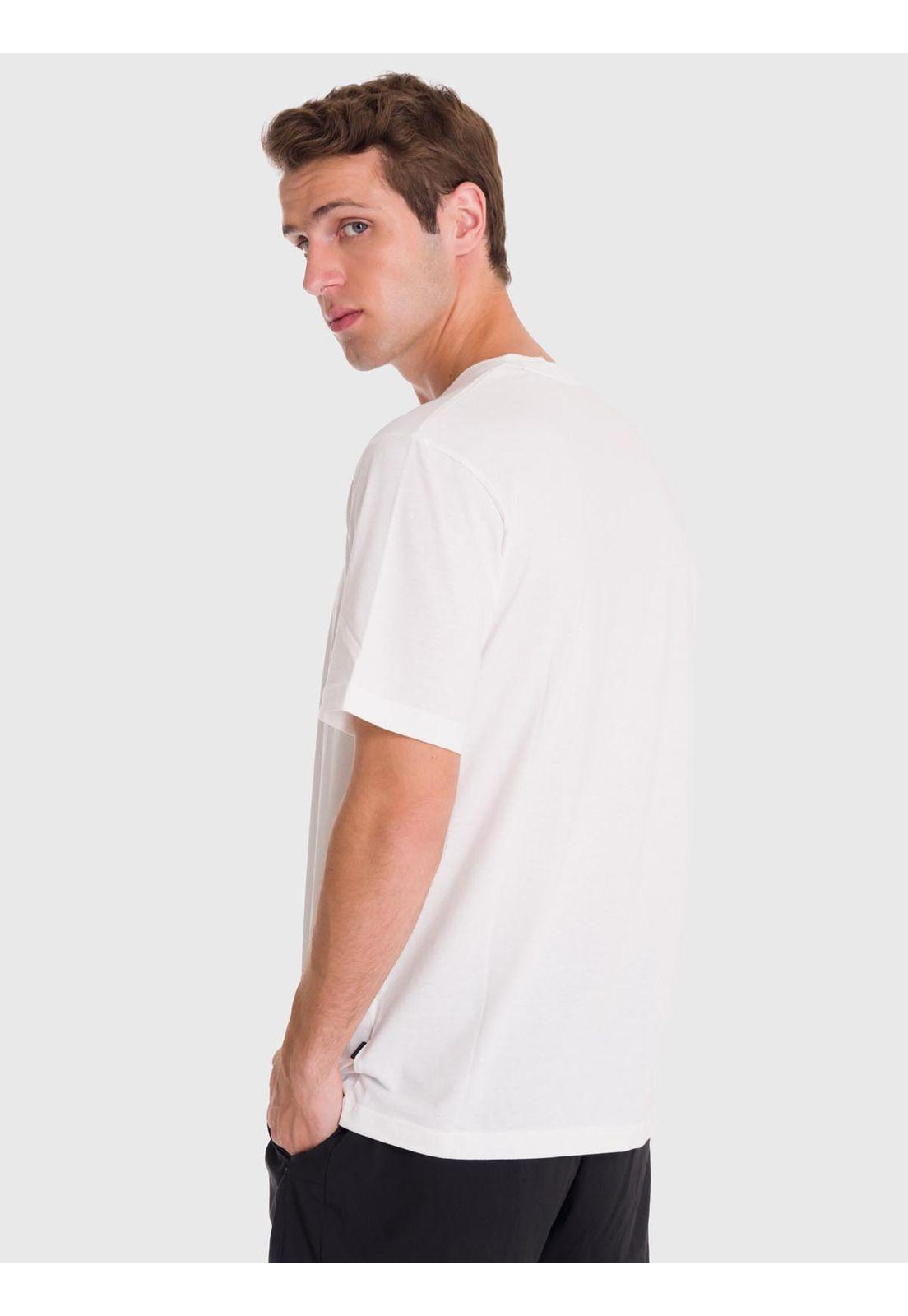 Polera deportiva Hombre Printed T-Shirt Blanco-2