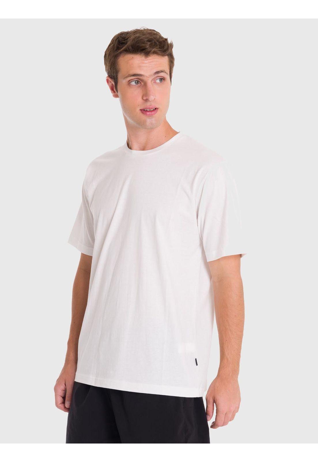Polera deportiva Hombre Printed T-Shirt Blanco-3
