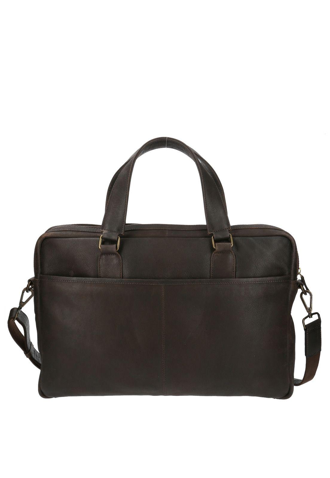 Maletín Cuero Hombre Th Brennan Café-2