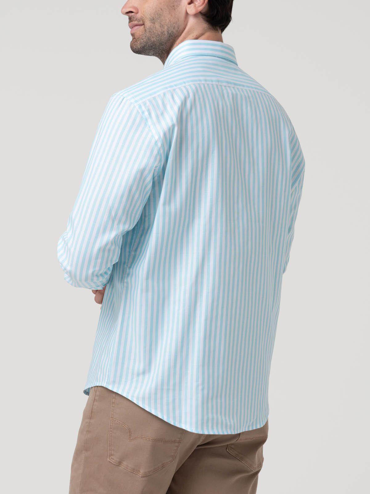 Camisa Algodón Hombre Lain Celeste Rockford-5