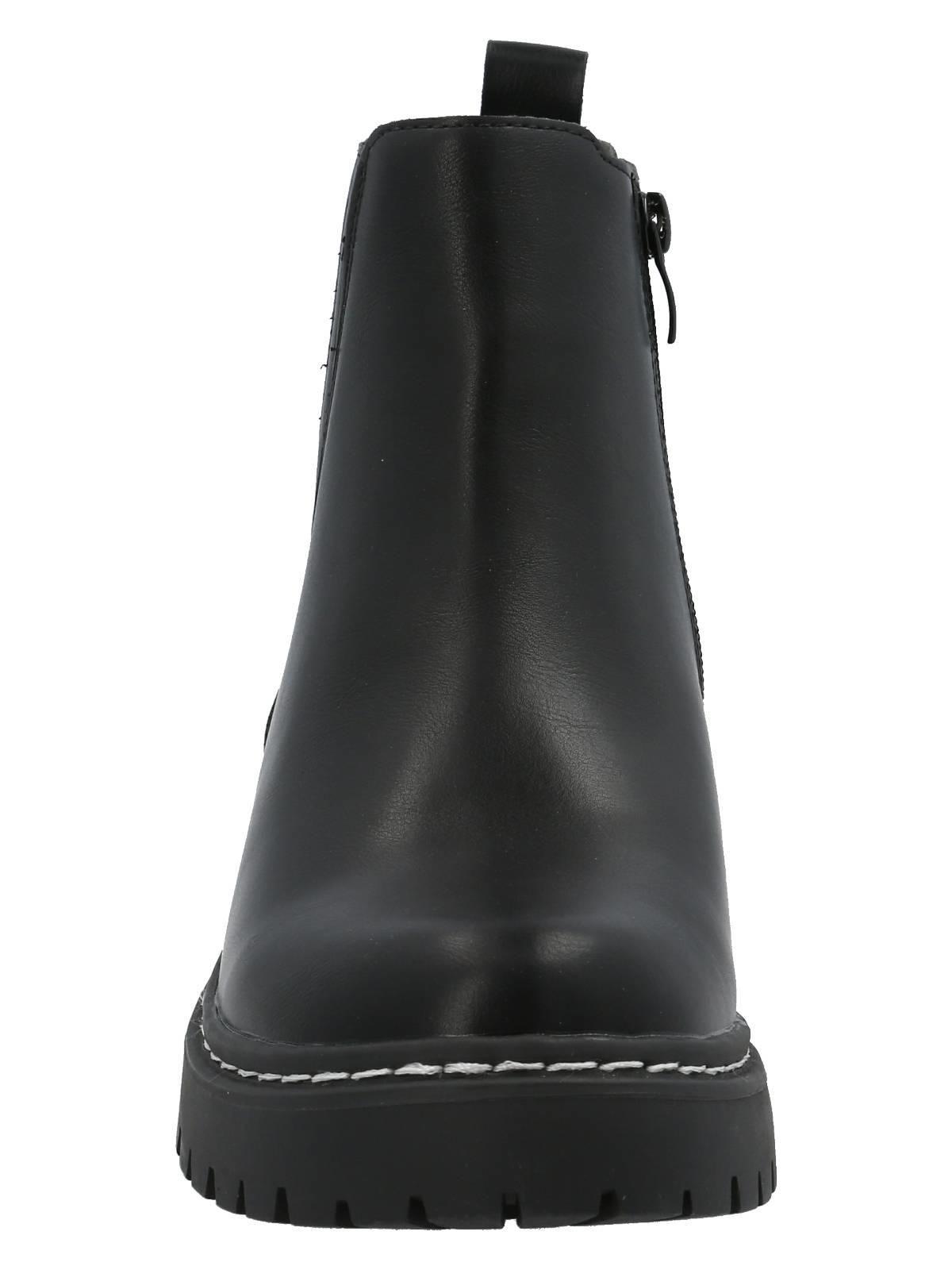 Botín Cagliari Mujer Negro-3