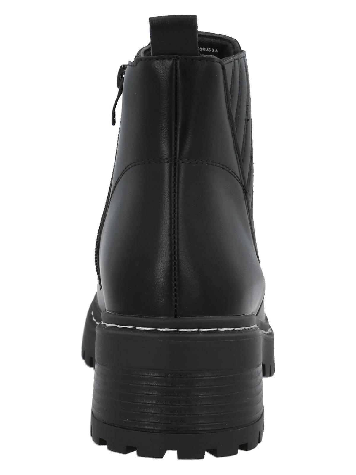 Botín Cagliari Mujer Negro-6