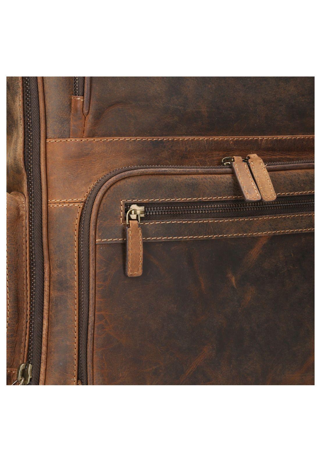 Mochila Unisex Hu Spezia Back Café-3