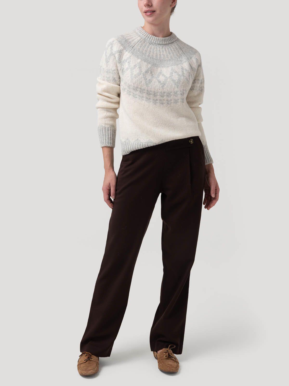 Sweater Beige Lana Mujer Foggia-7