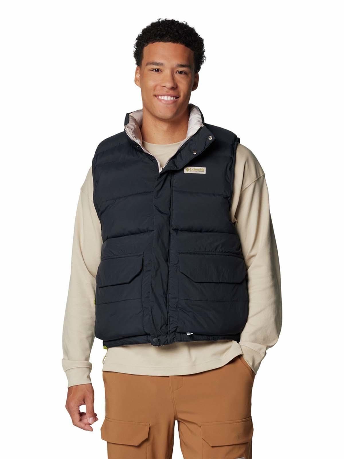 Parka reversible sin manga hombre Wallwa Negro-0