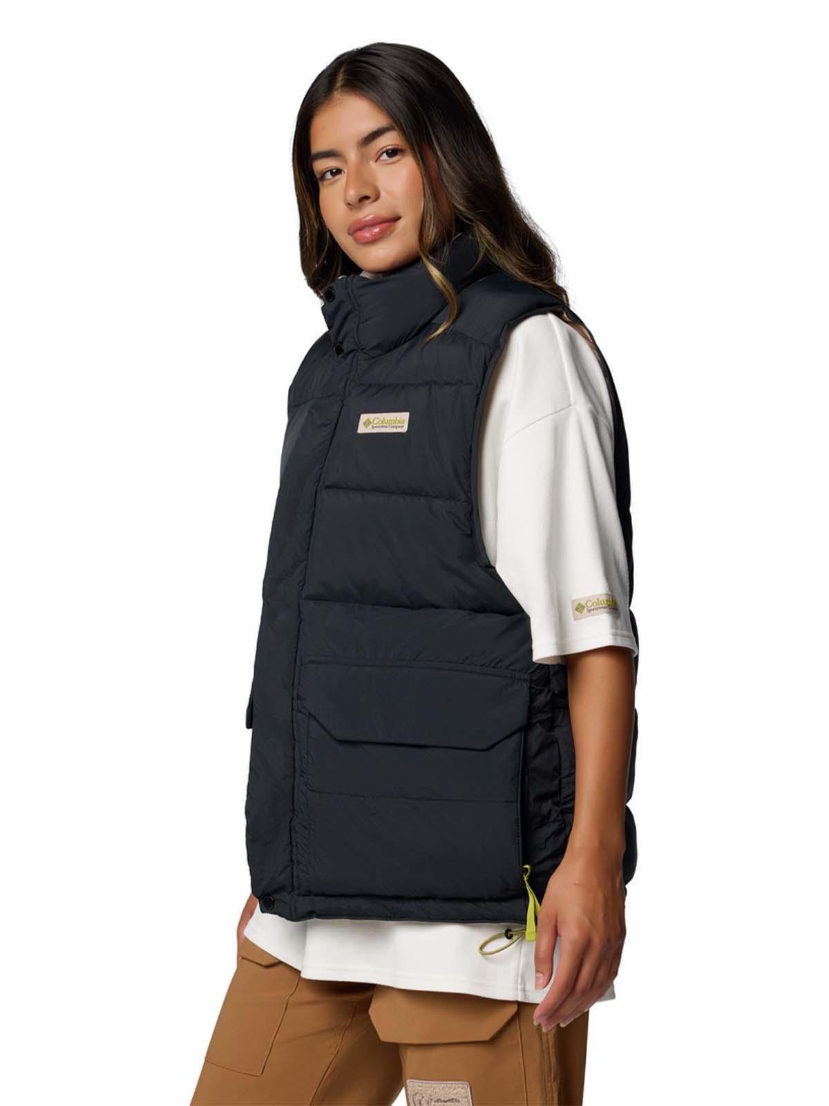 Parka reversible sin manga hombre Wallwa Negro-1