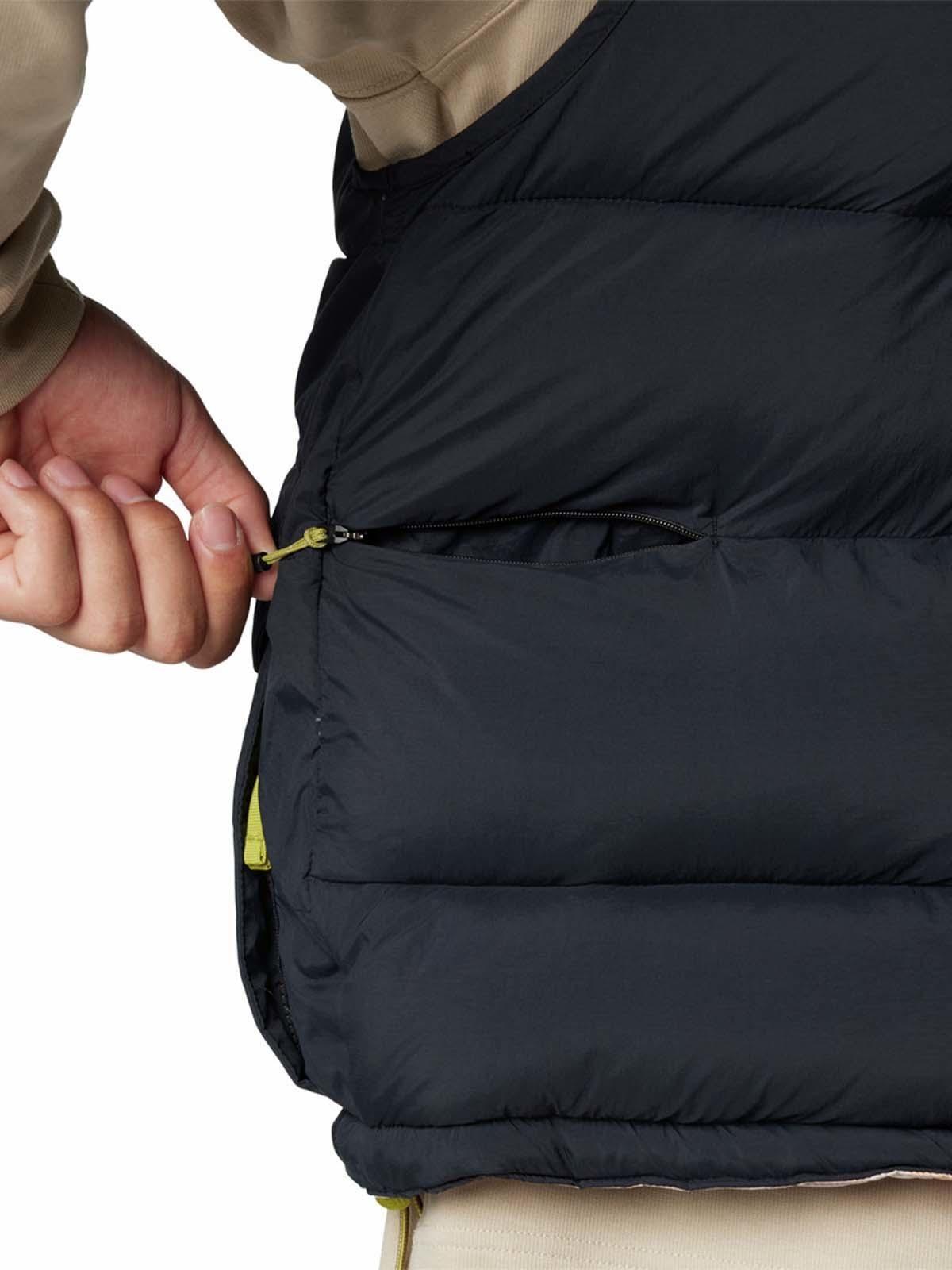 Parka reversible sin manga hombre Wallwa Negro-5