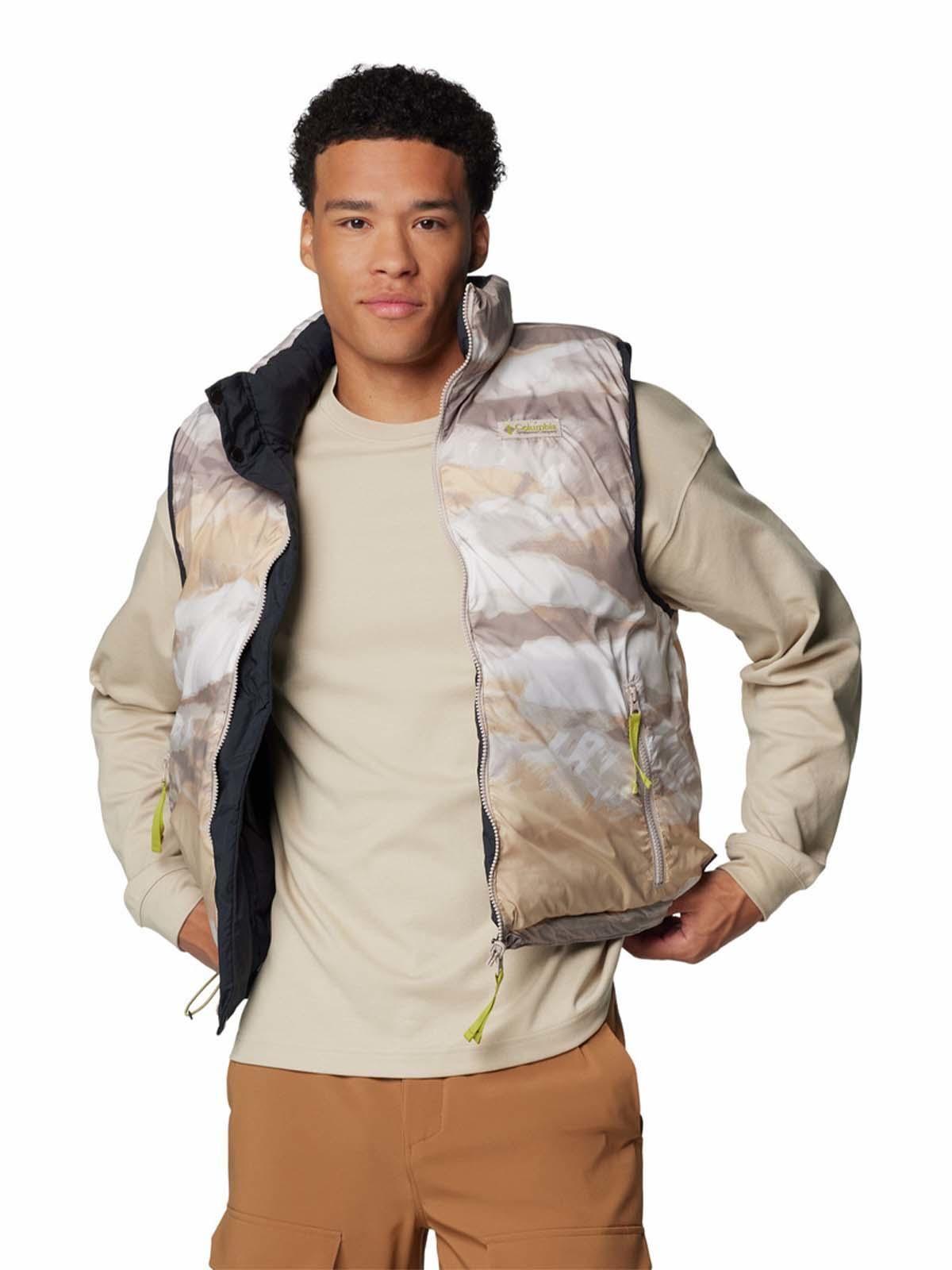 Parka reversible sin manga hombre Wallwa Negro-7