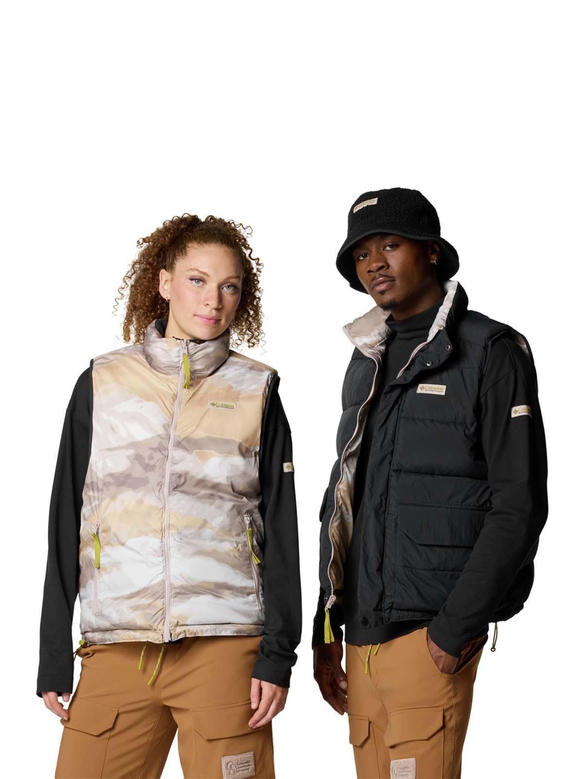 Parka reversible sin manga hombre Wallwa Negro-8